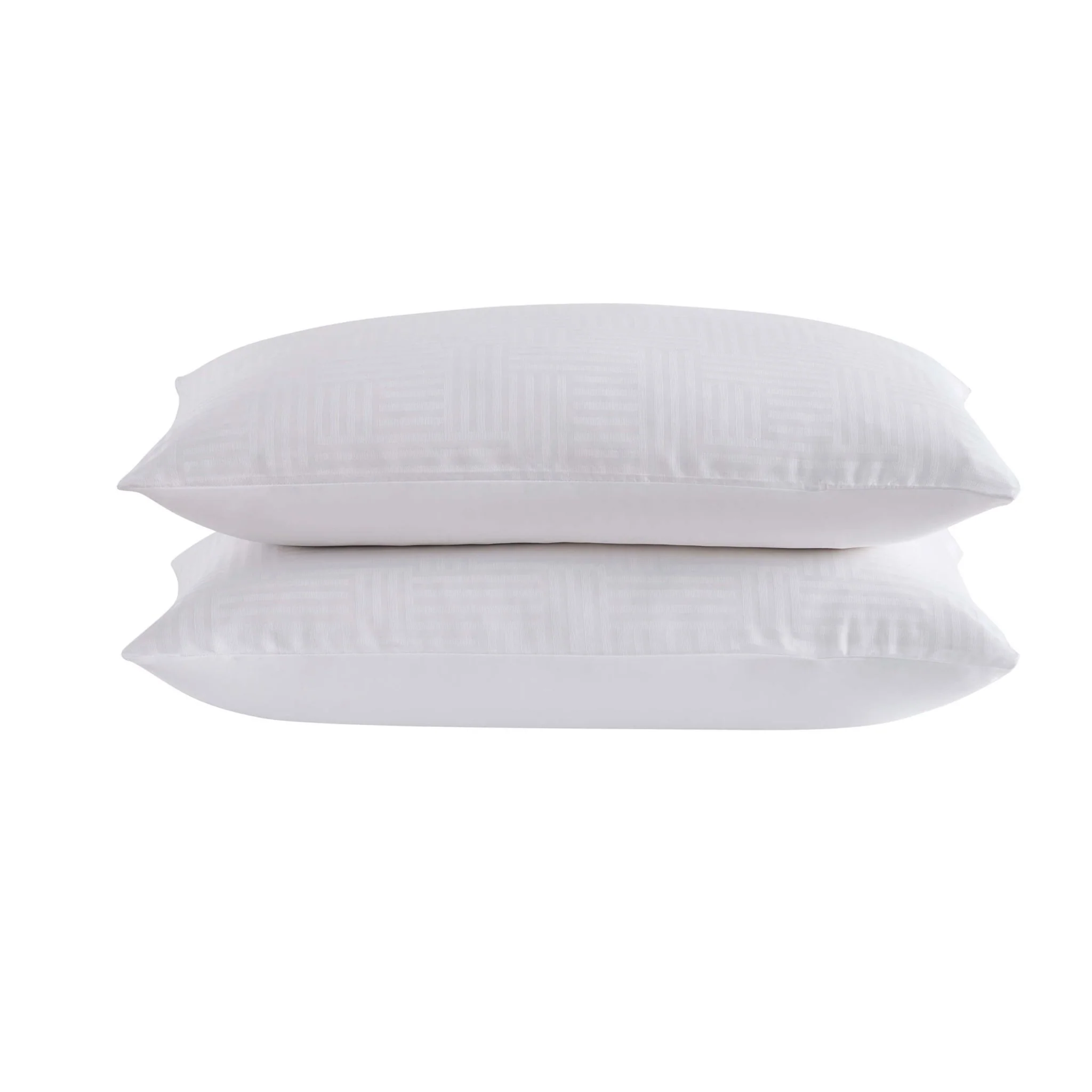 Lyla Feels Like Silk Lyocell Blend Jacquard Duvet Cover & Pillowcase Set - White - Image 9