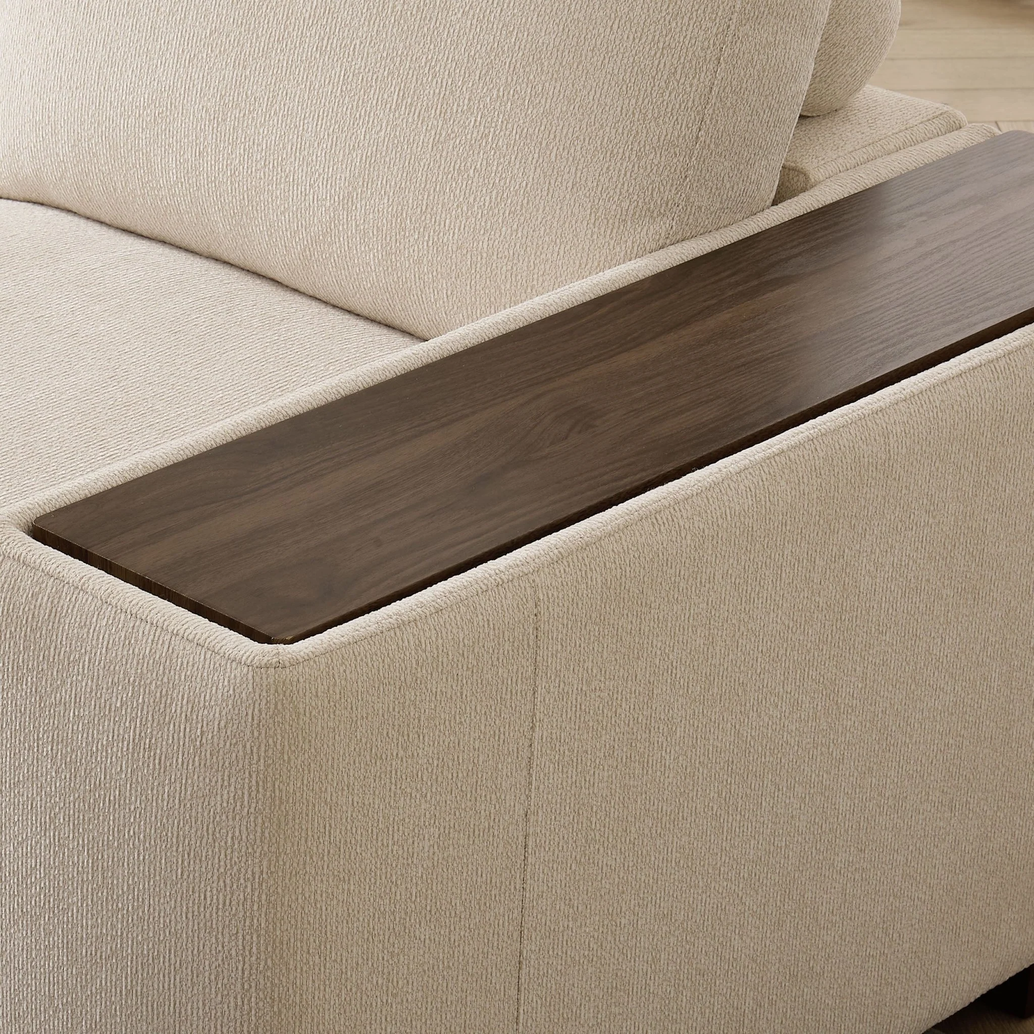 Lyon Armchair - Speckled Sand Boucle - Image 4