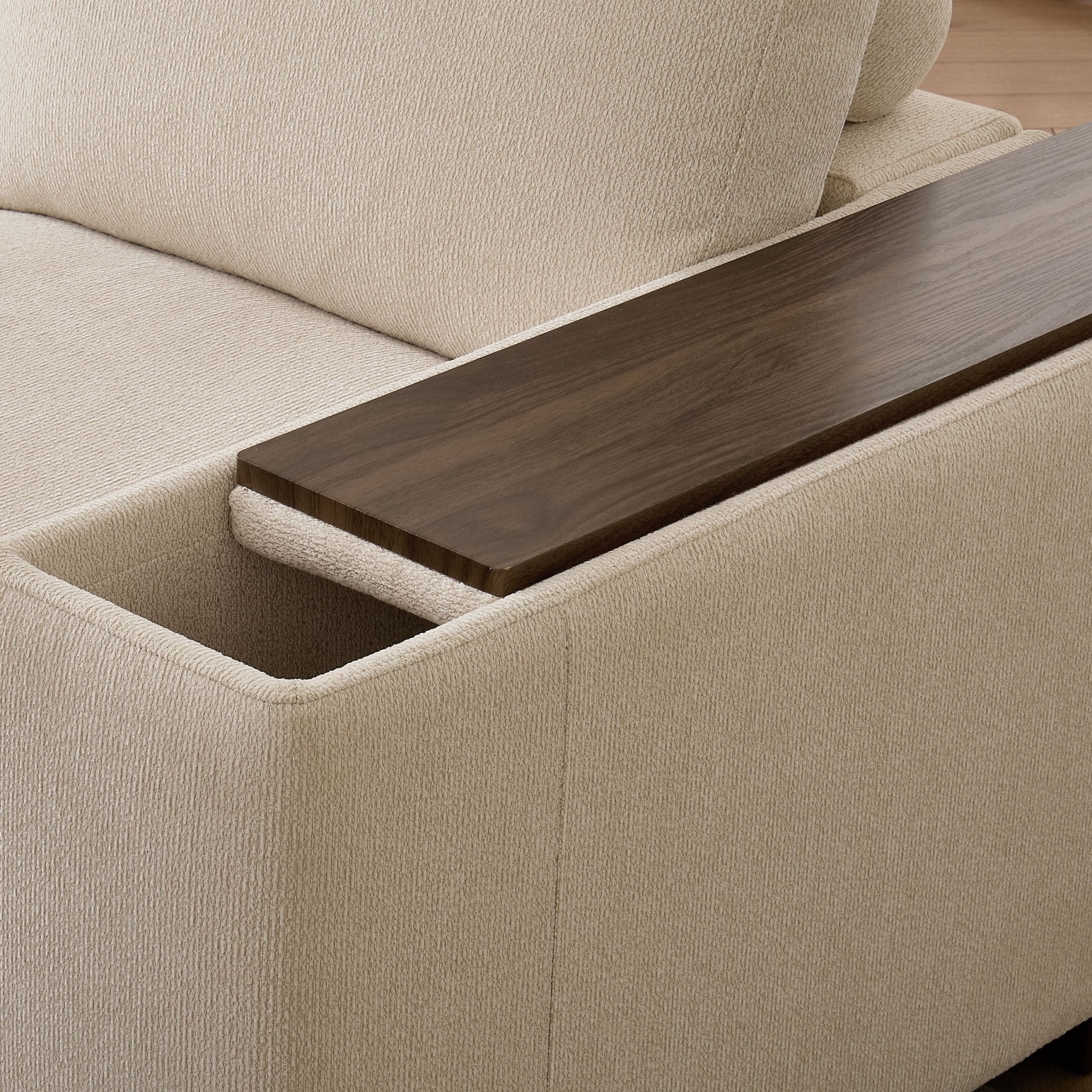 Lyon Armchair - Speckled Sand Boucle - Image 5