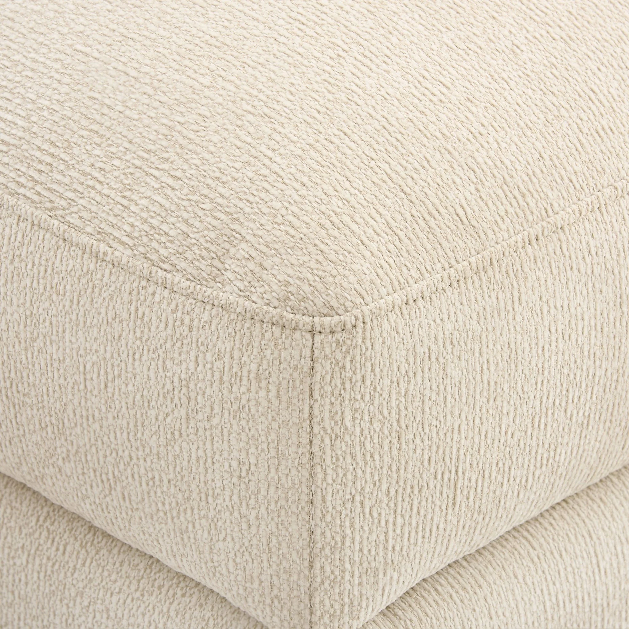 Lyon Storage Pouffe - Speckled Sand Boucle - Image 5