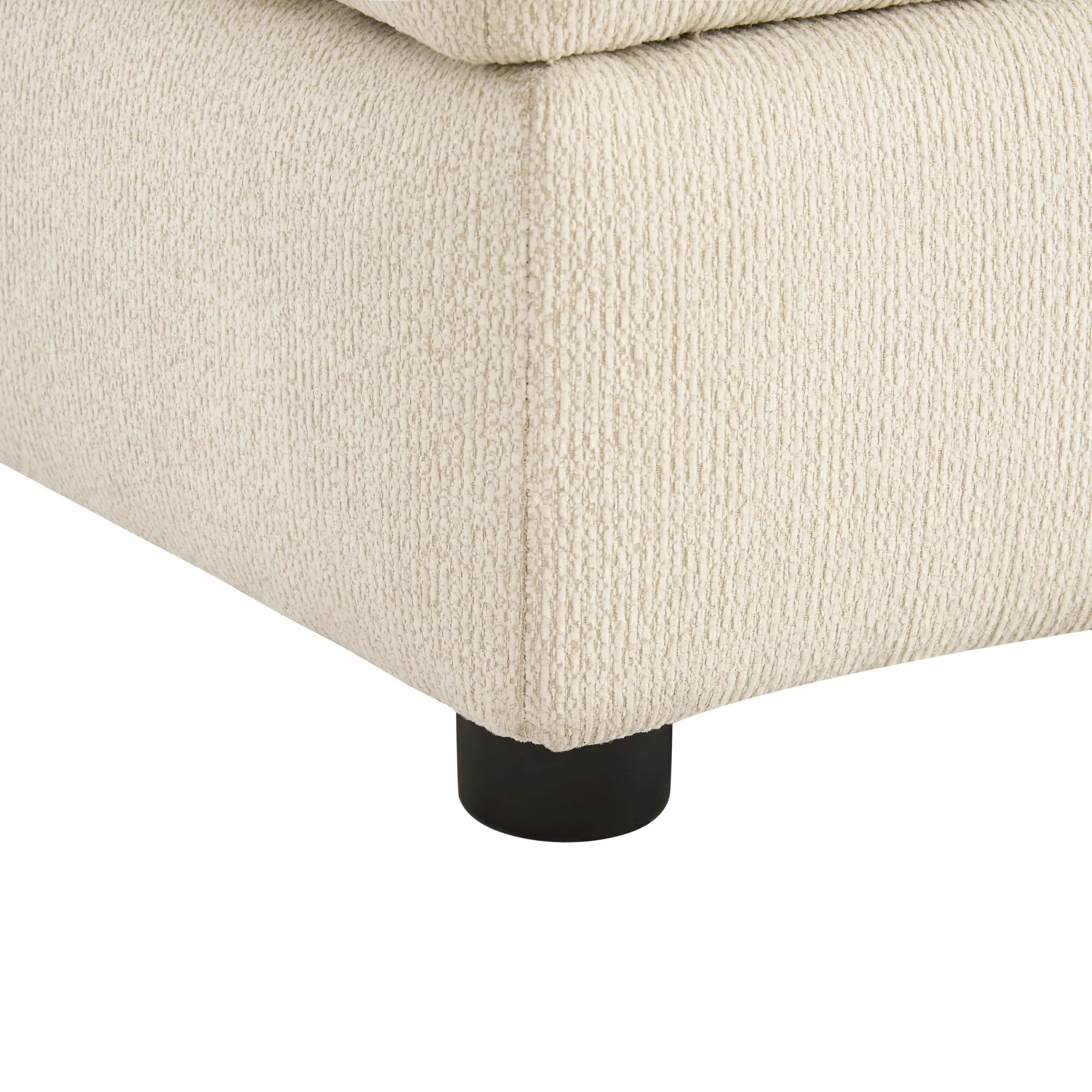 Lyon Storage Pouffe - Speckled Sand Boucle - Image 6
