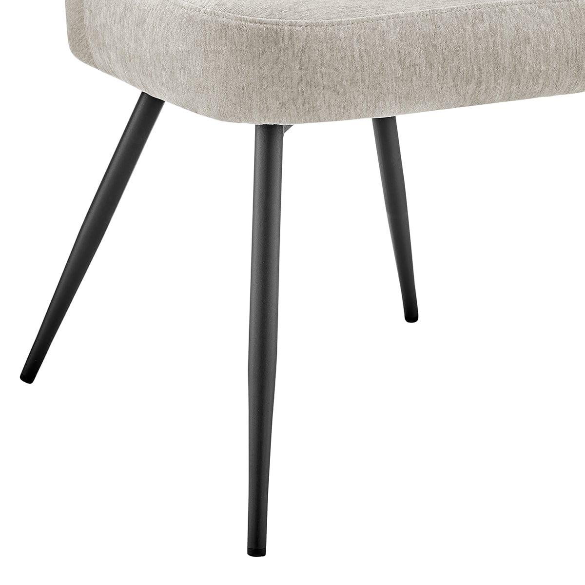 Mabel Set of 2 Dining Chairs - Chenille - Natural - Image 7