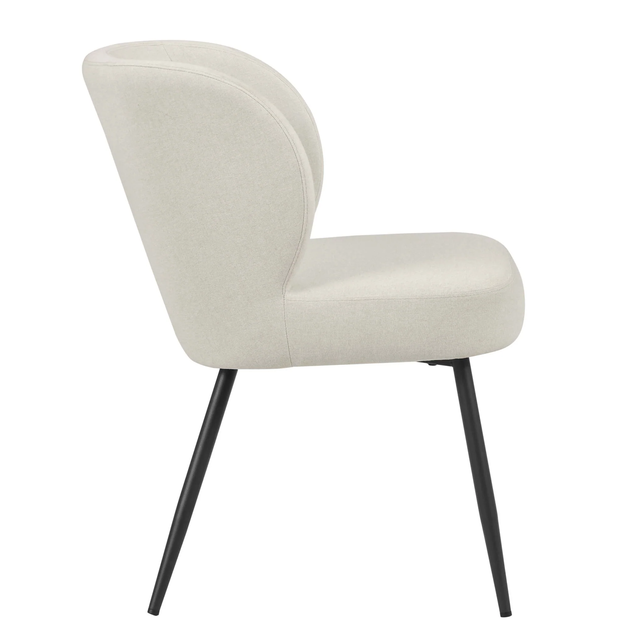 Mabel Set of 2 Dining Chairs - Linen Natural - Image 5
