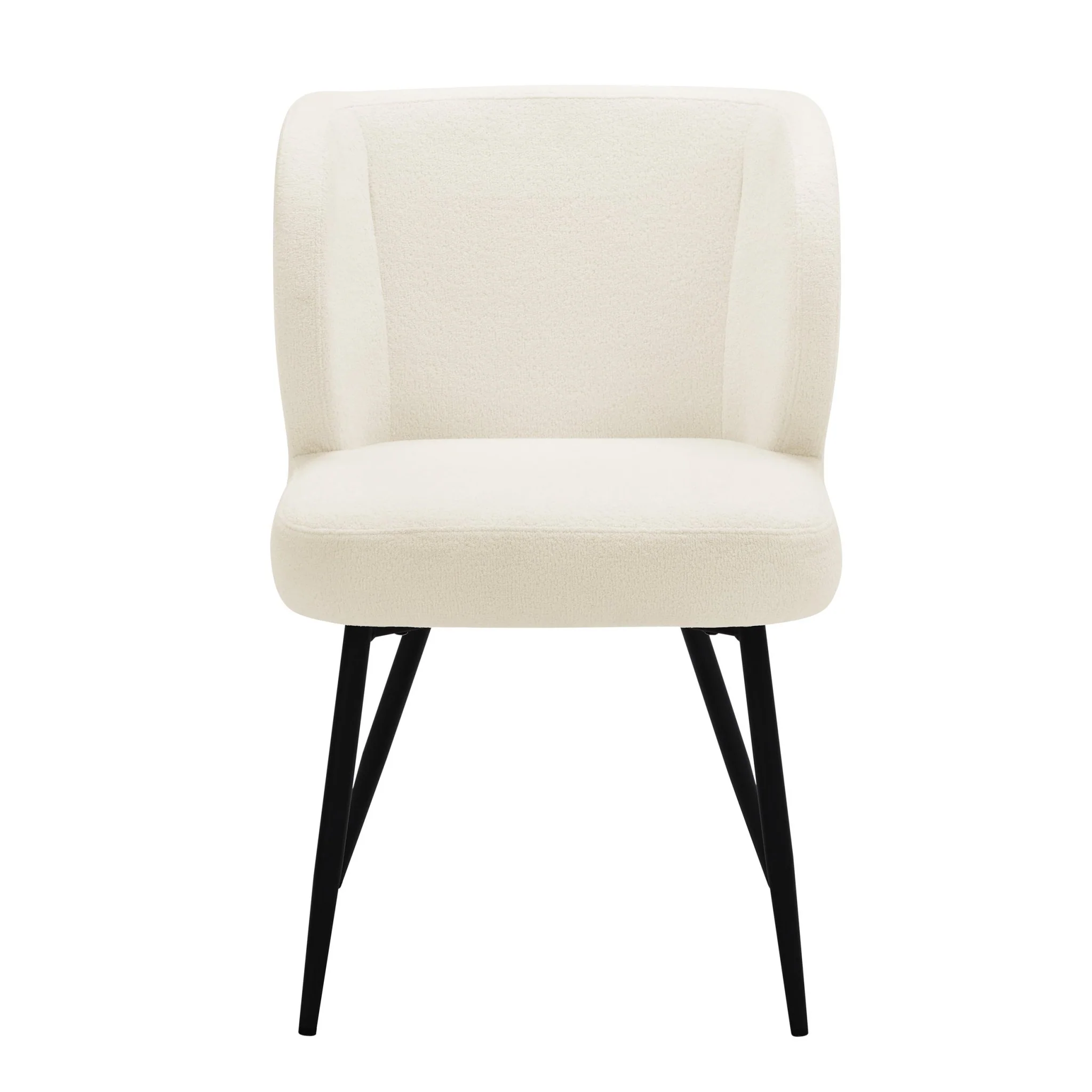 Mabel Set of 2 Dining Chairs - Teddy White - Image 2