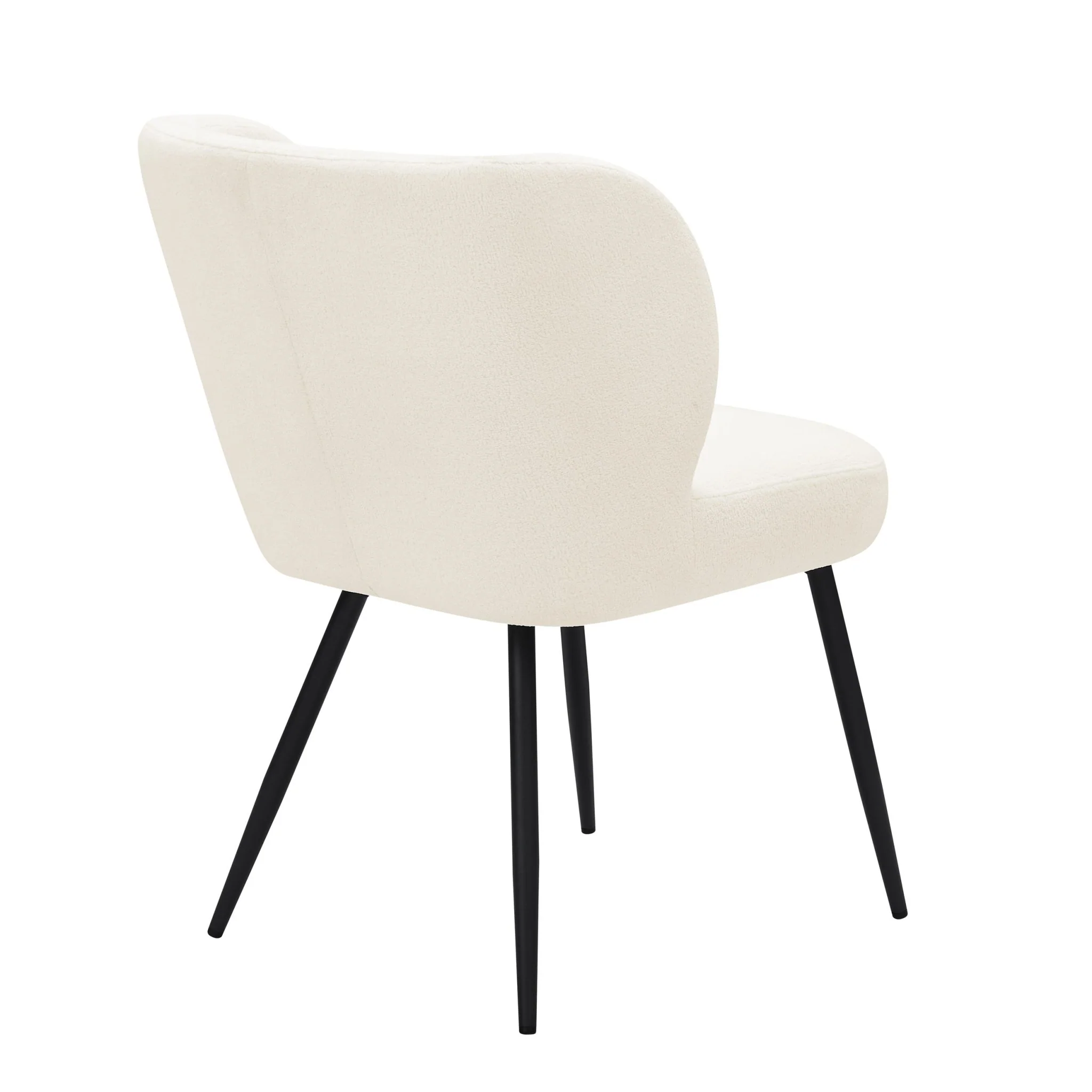 Mabel Set of 2 Dining Chairs - Teddy White - Image 5