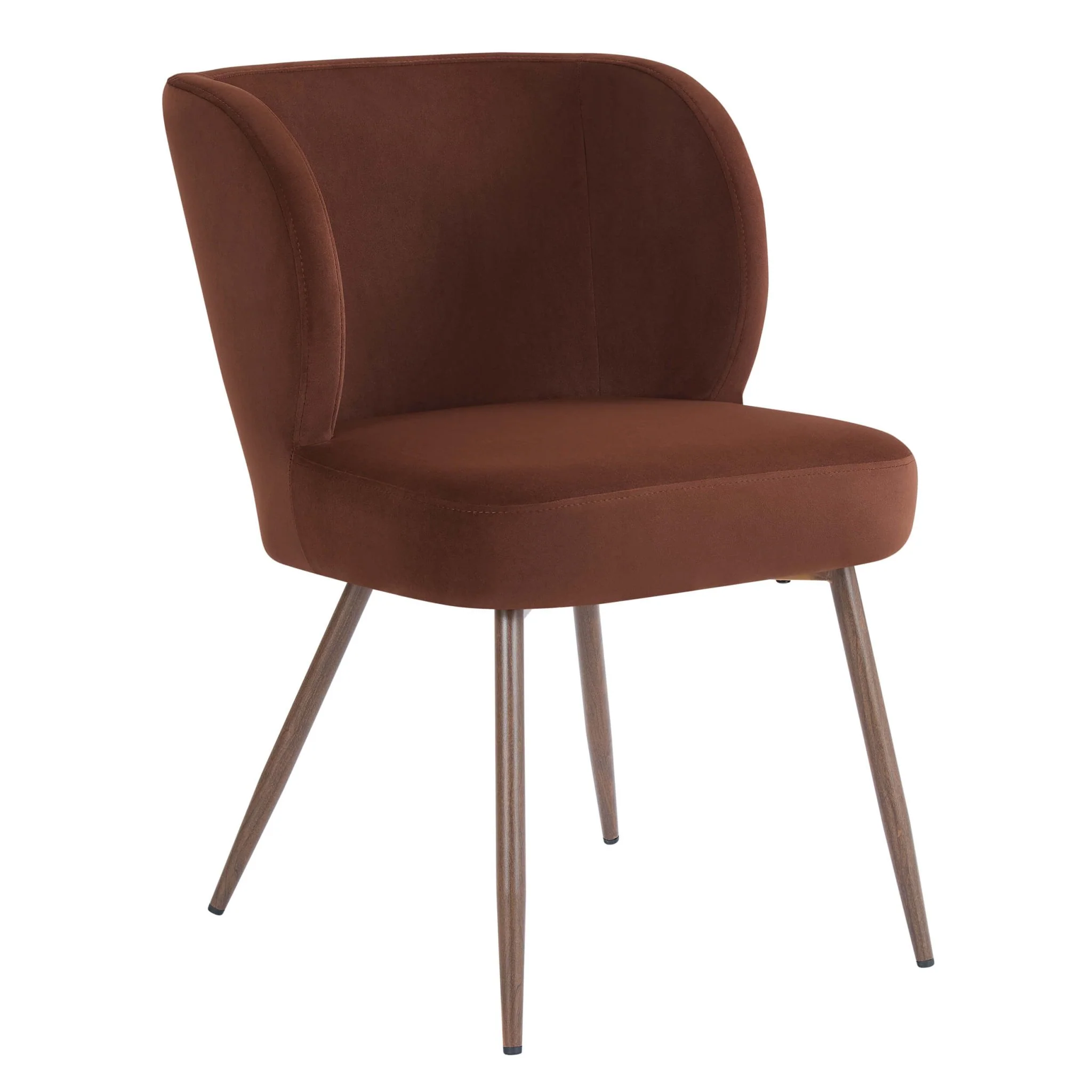 Mabel Set of 2 Dining Chairs - Terracotta - Image 4