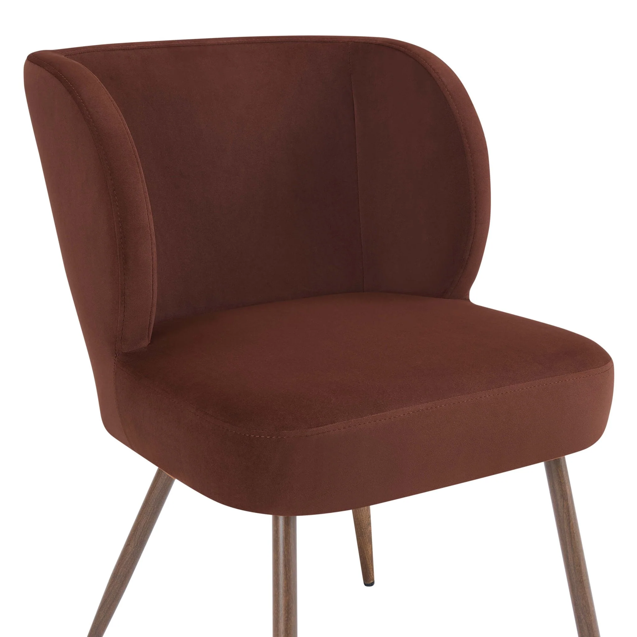 Mabel Set of 2 Dining Chairs - Terracotta - Image 7