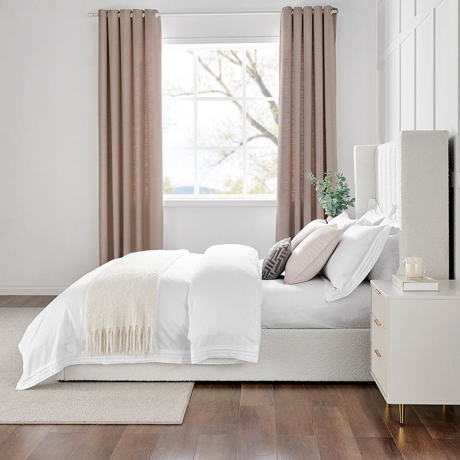Madison Bouclé Ottoman Storage Bed - Off White - Image 6