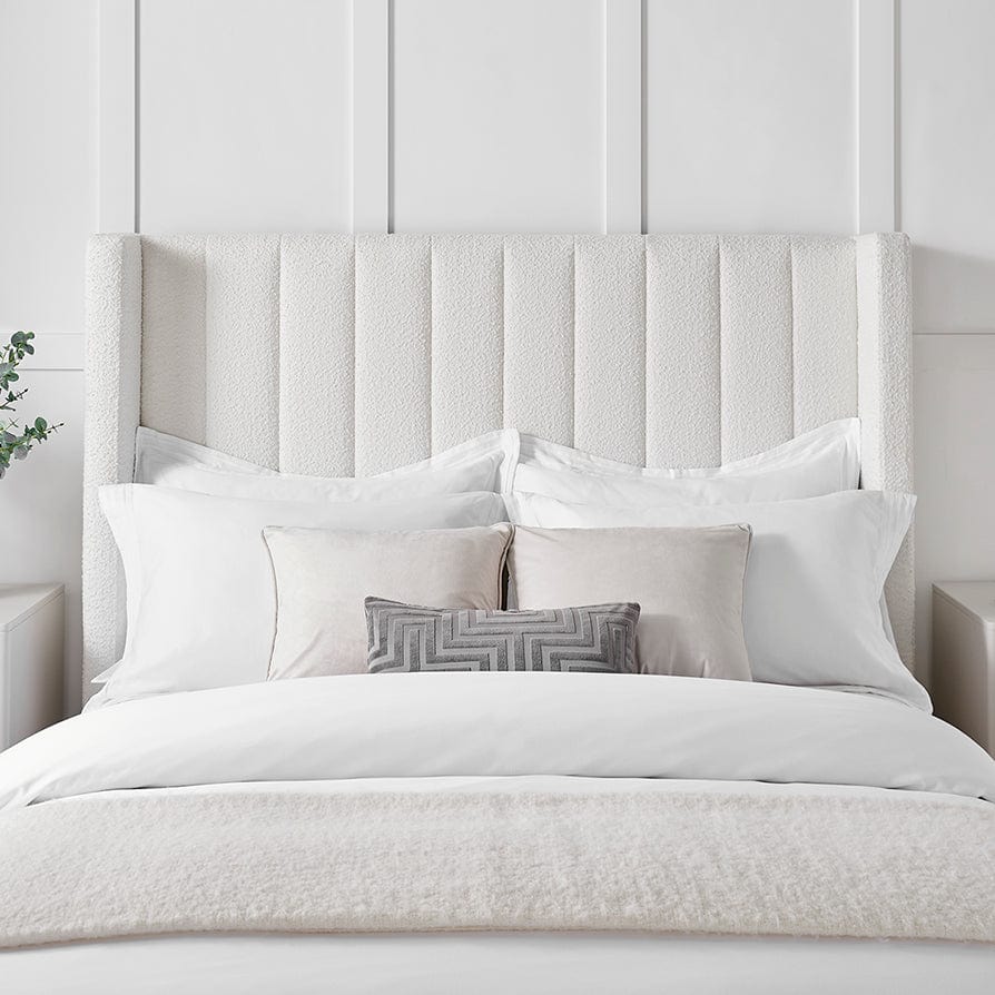 Madison Bouclé Ottoman Storage Bed - Off White - Image 7
