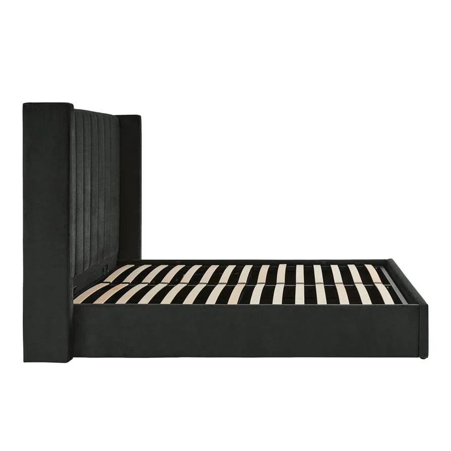 Madison Ottoman Storage Bed - Ink - Image 10