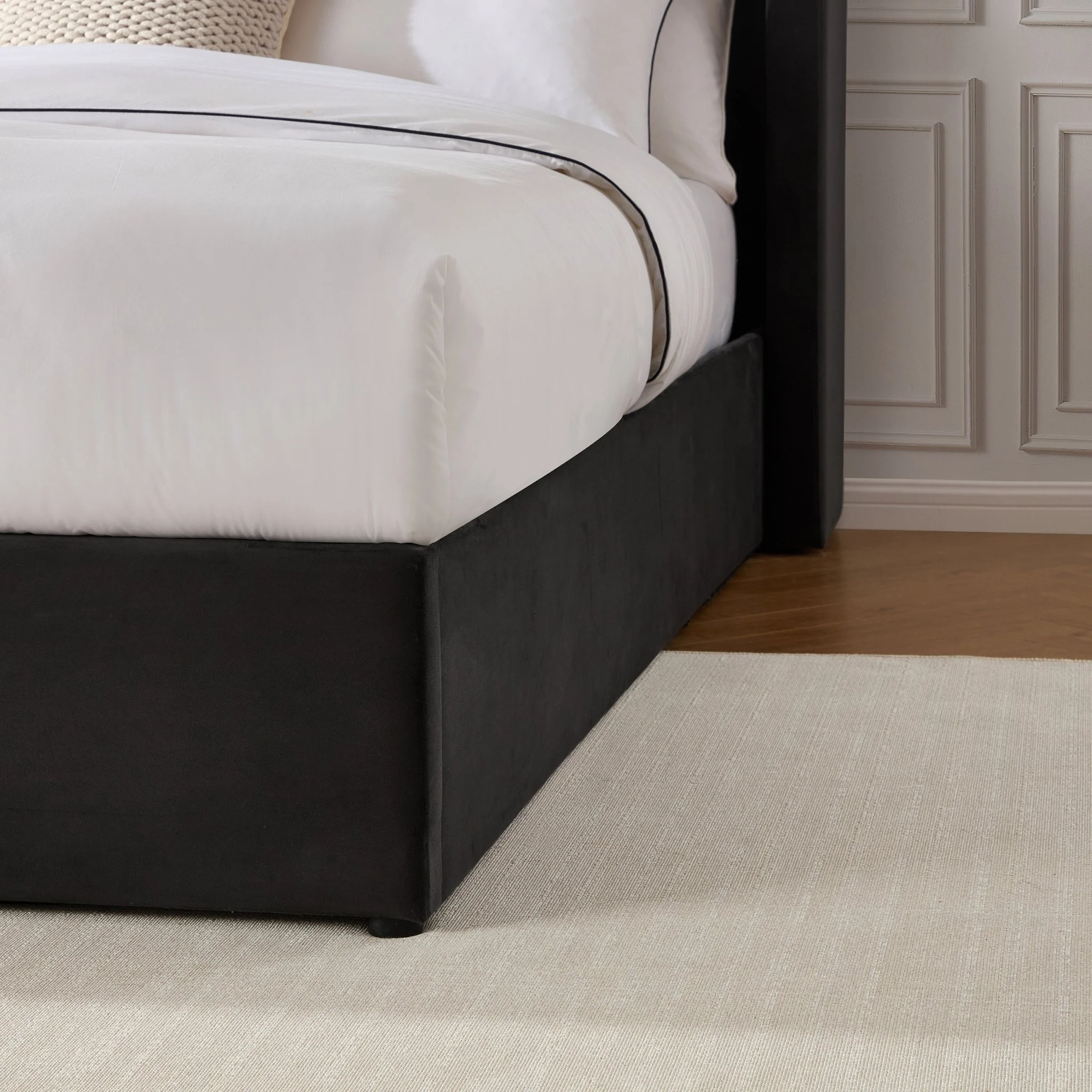 Madison Ottoman Storage Bed - Ink - Image 5