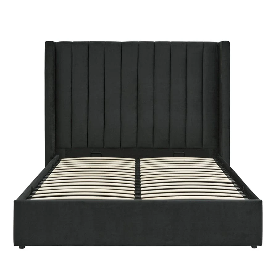 Madison Ottoman Storage Bed - Ink - Image 9