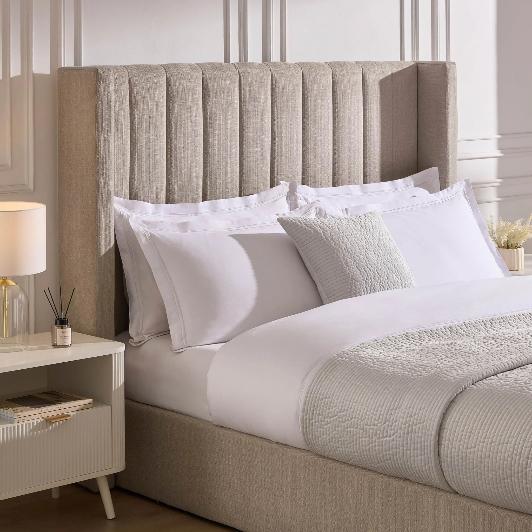 Madison Ottoman Storage Bed - Stone Grey - Image 3