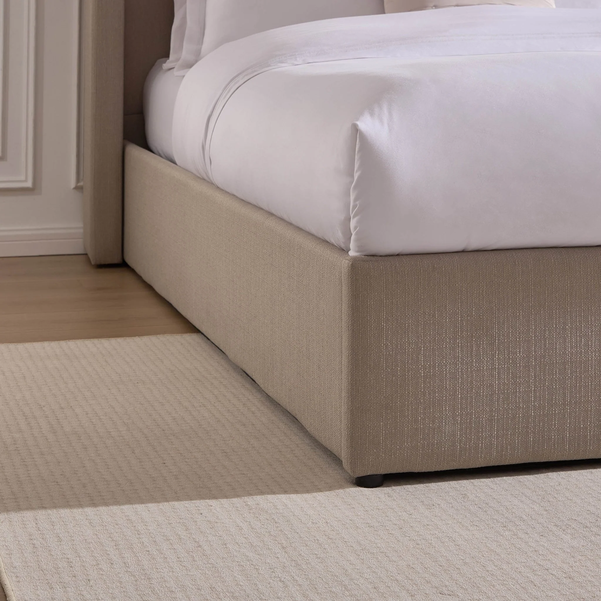 Madison Ottoman Storage Bed - Stone Grey - Image 5