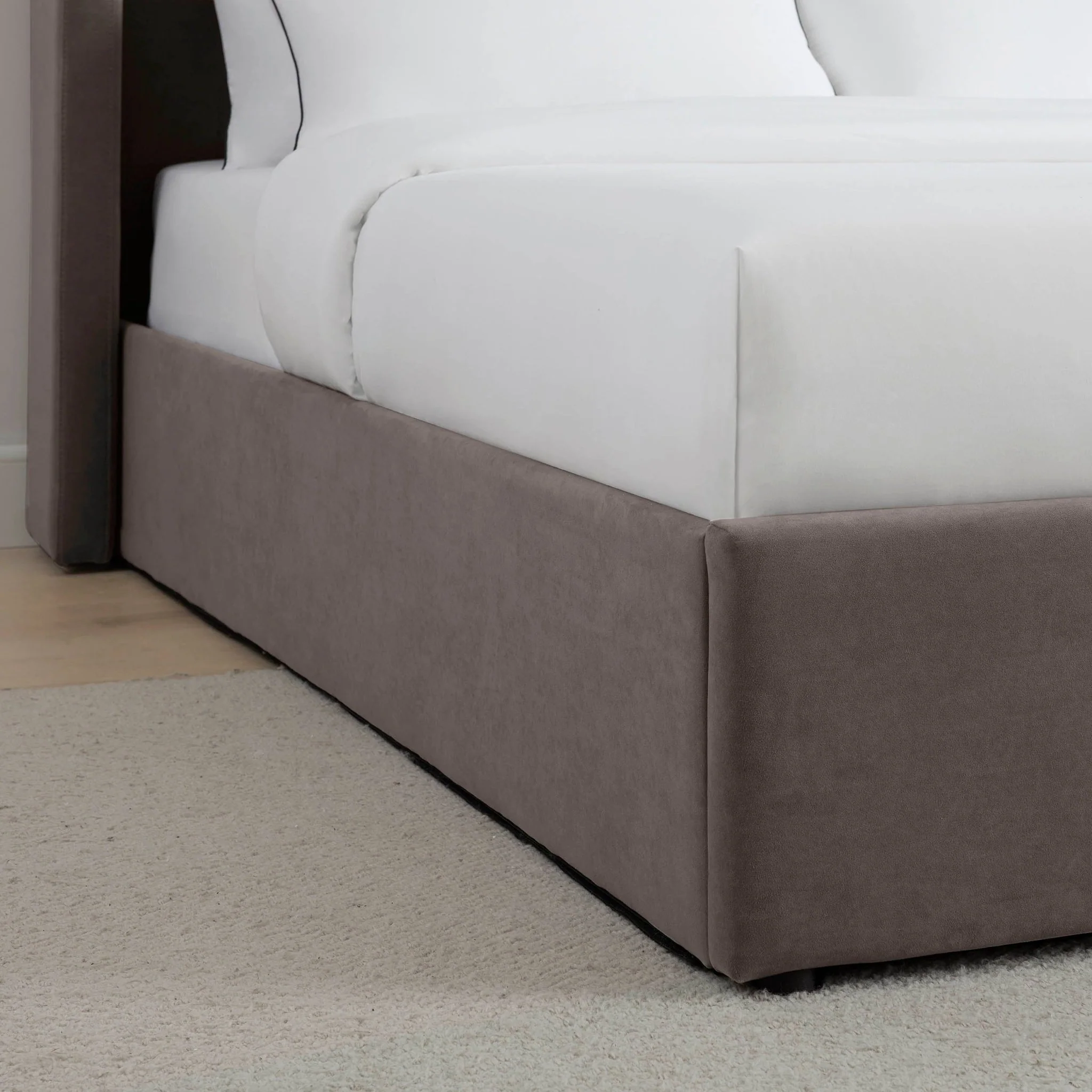 Madison Ottoman Storage Bed - Taupe - Image 5