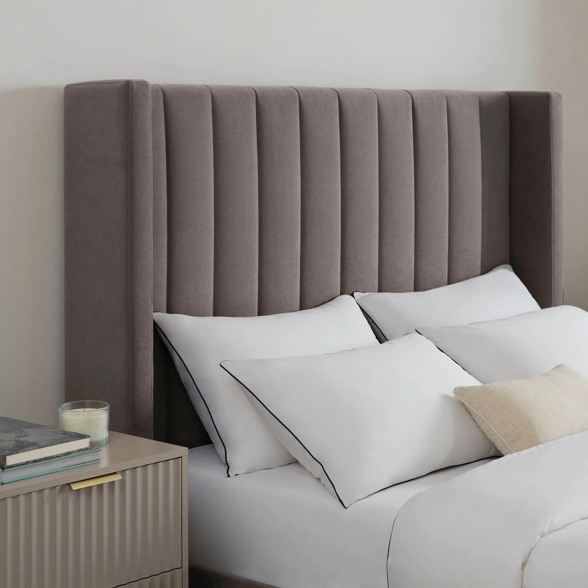 Madison Ottoman Storage Bed - Taupe - Image 6
