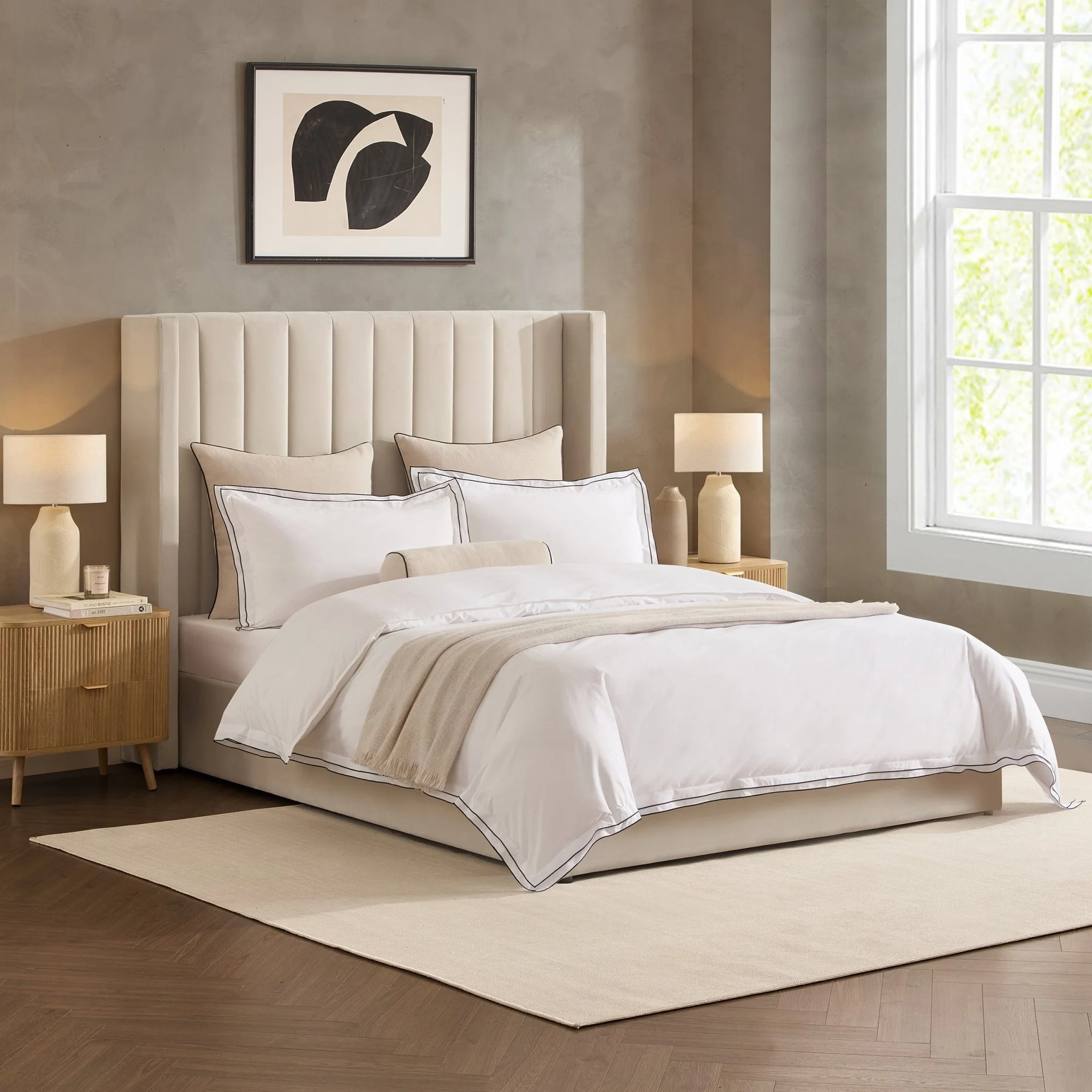 Madison Ottoman Storage Bed - Ecru - Image 2