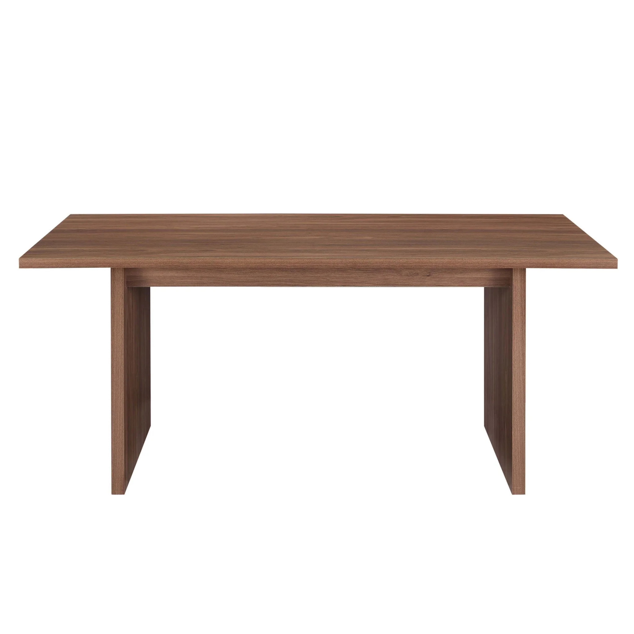 Maisie 4-6 Seater Dining Table -  Mid Wood - Image 2