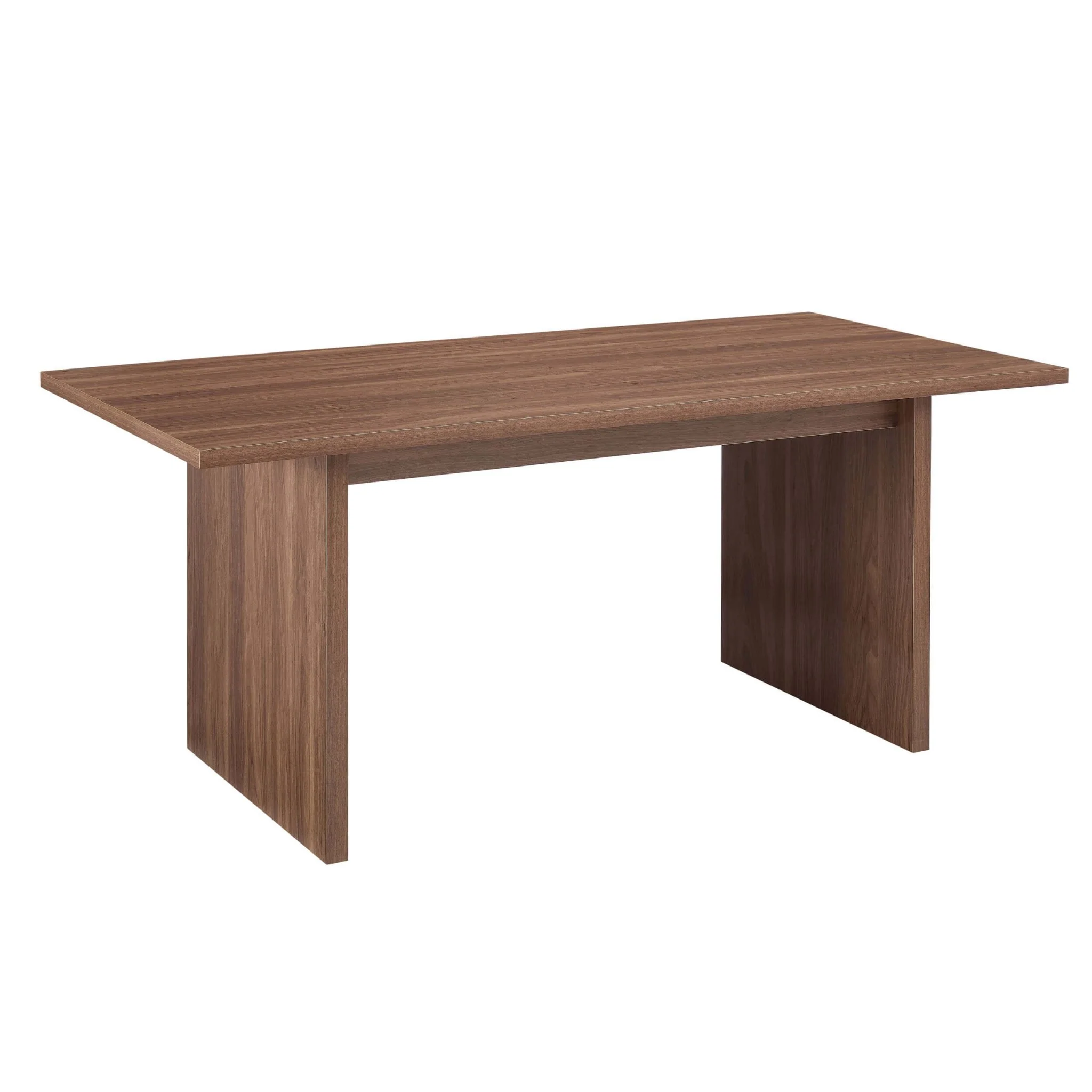Maisie 4-6 Seater Dining Table -  Mid Wood - Image 3