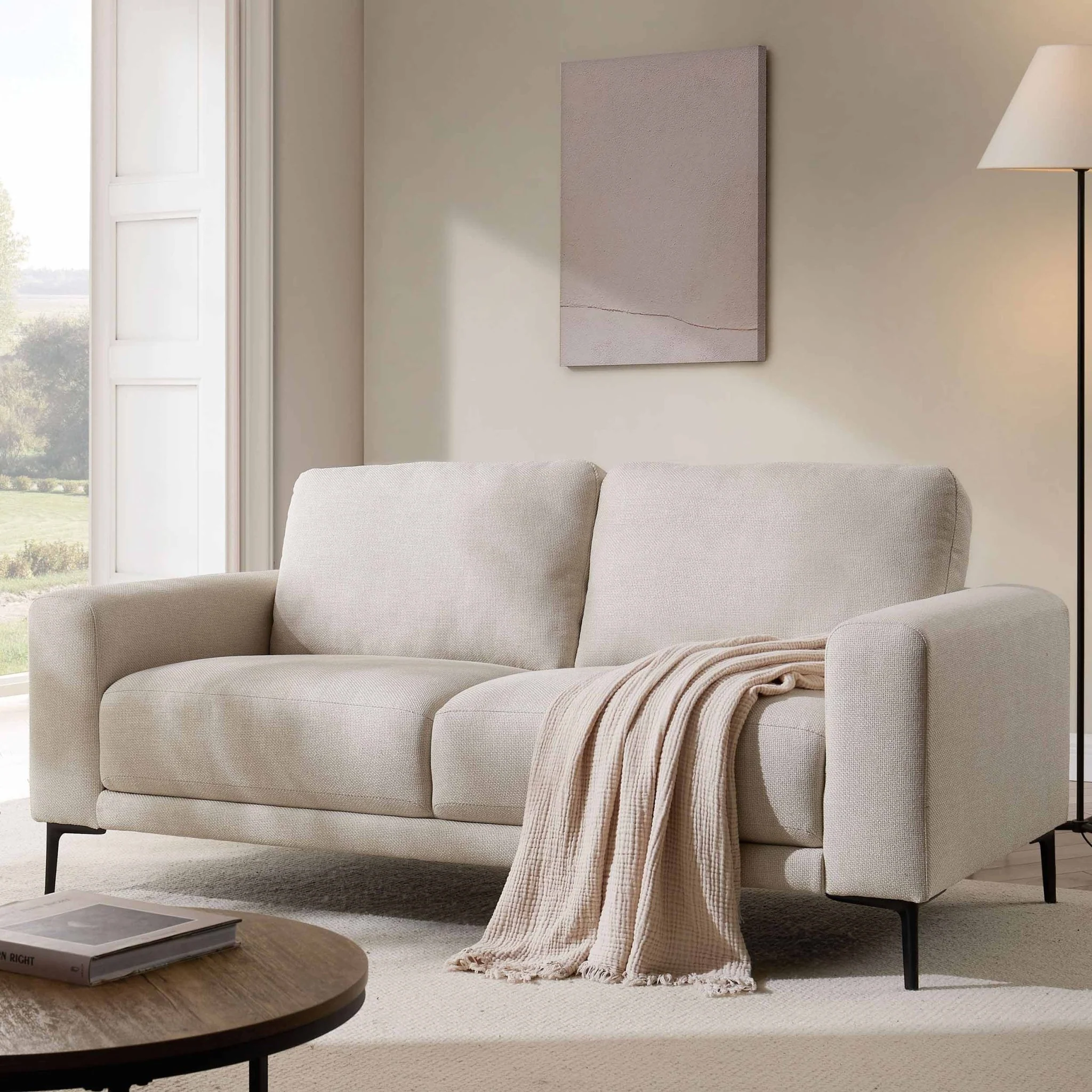Malibu 2 Seater Sofa - Beige