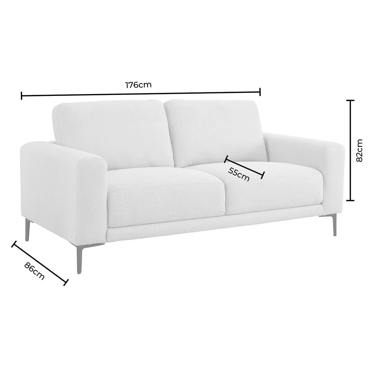 Malibu 2 Seater Sofa - Rich Green - Image 7