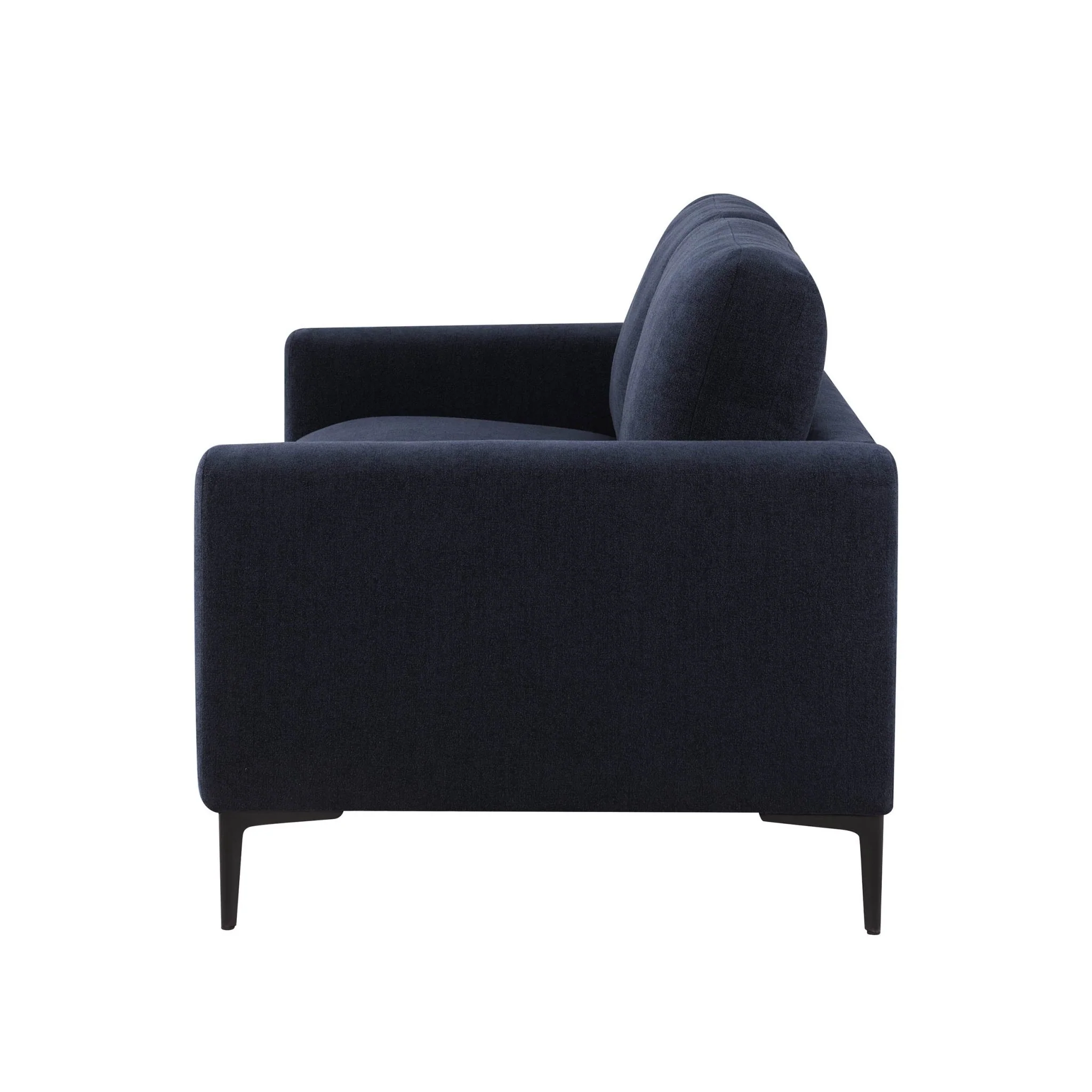 Malibu 3 Seater Sofa - Chenille Navy - Image 4