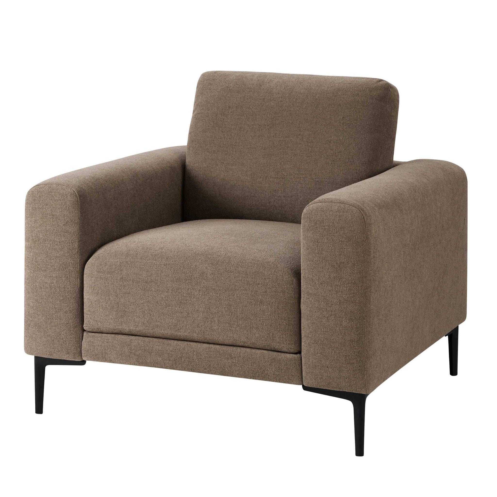 Malibu Armchair - Chenille Mushroom - Image 3
