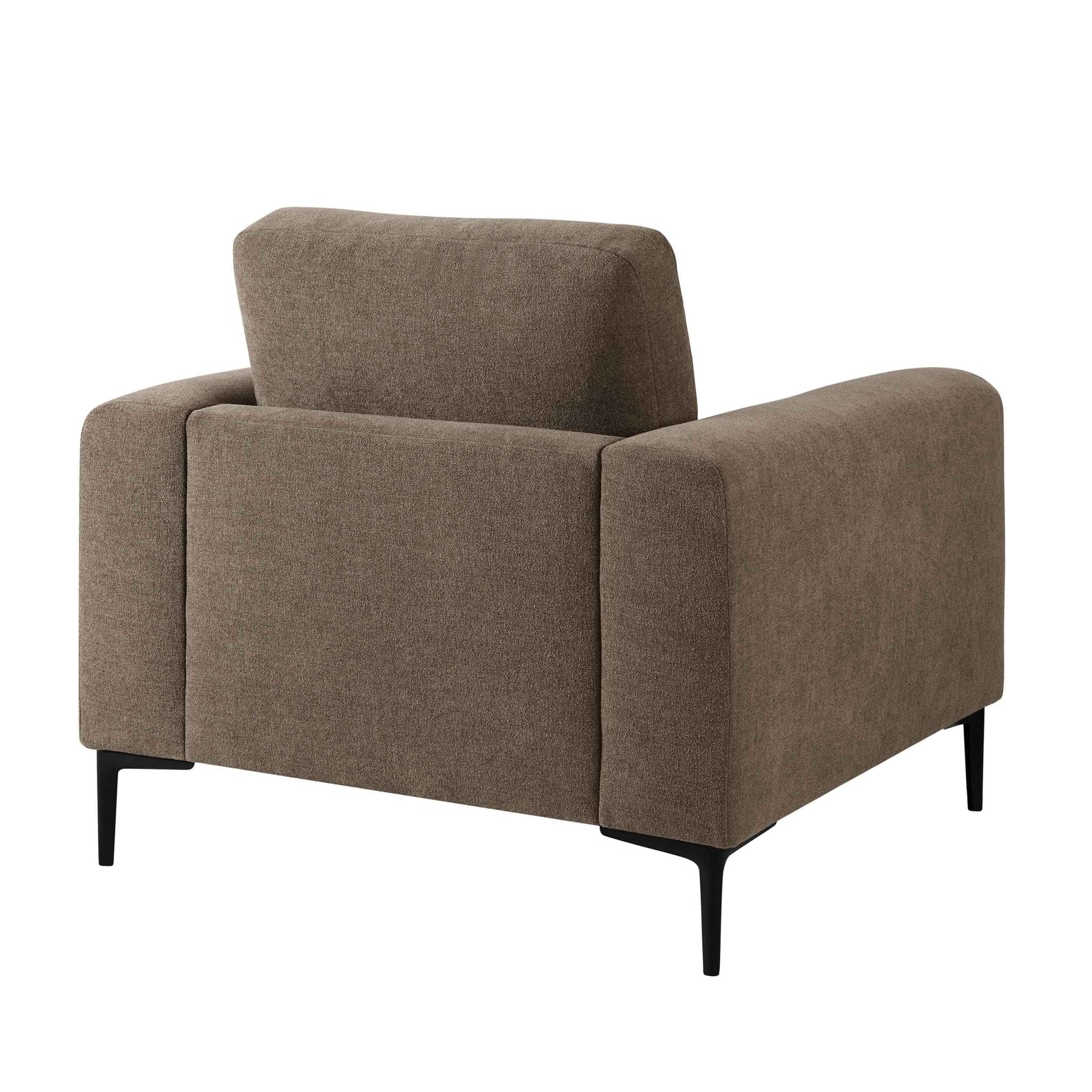 Malibu Armchair - Chenille Mushroom - Image 4