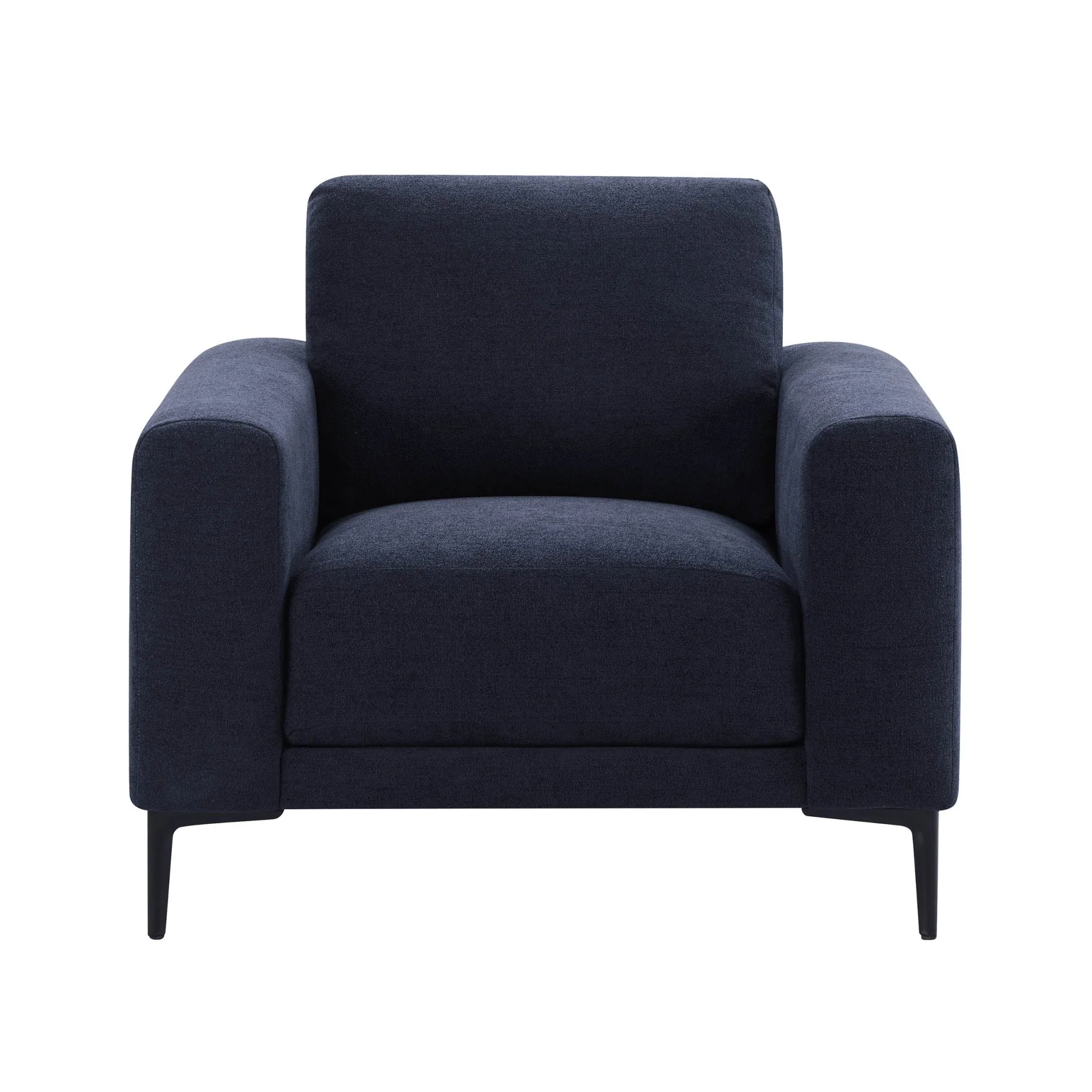Malibu Armchair - Chenille Navy - Image 2