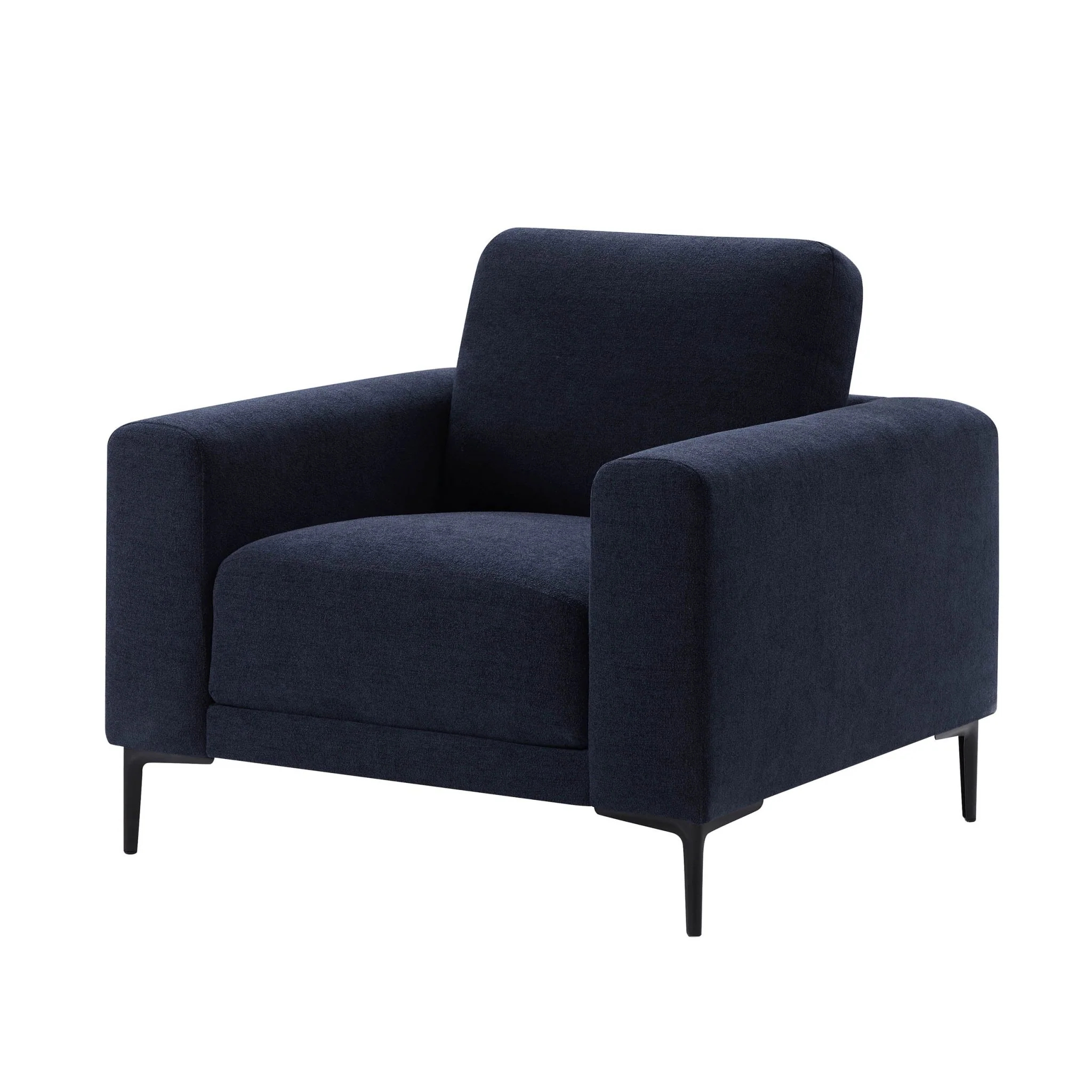 Malibu Armchair - Chenille Navy - Image 3