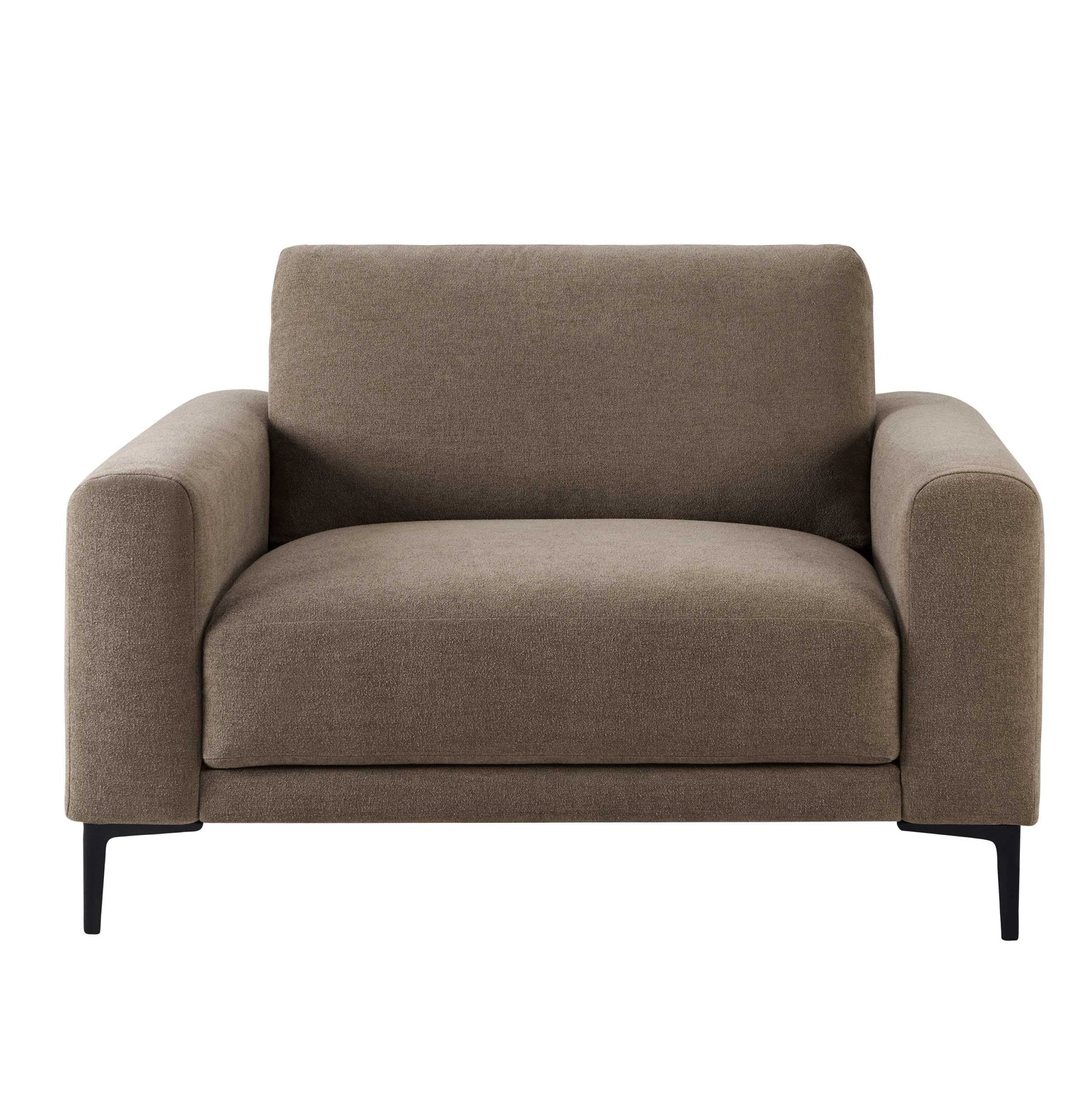 Malibu Loveseat - Chenille Mushroom - Image 3