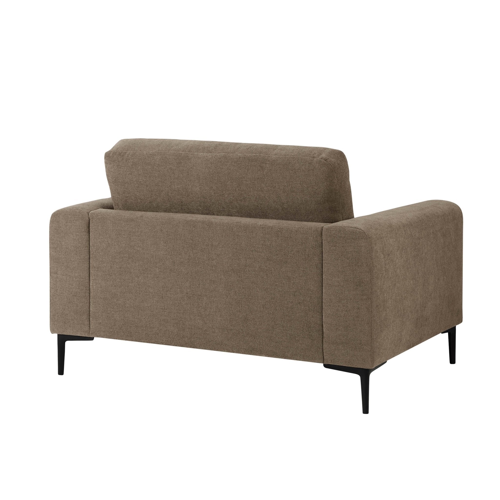 Malibu Loveseat - Chenille Mushroom - Image 4