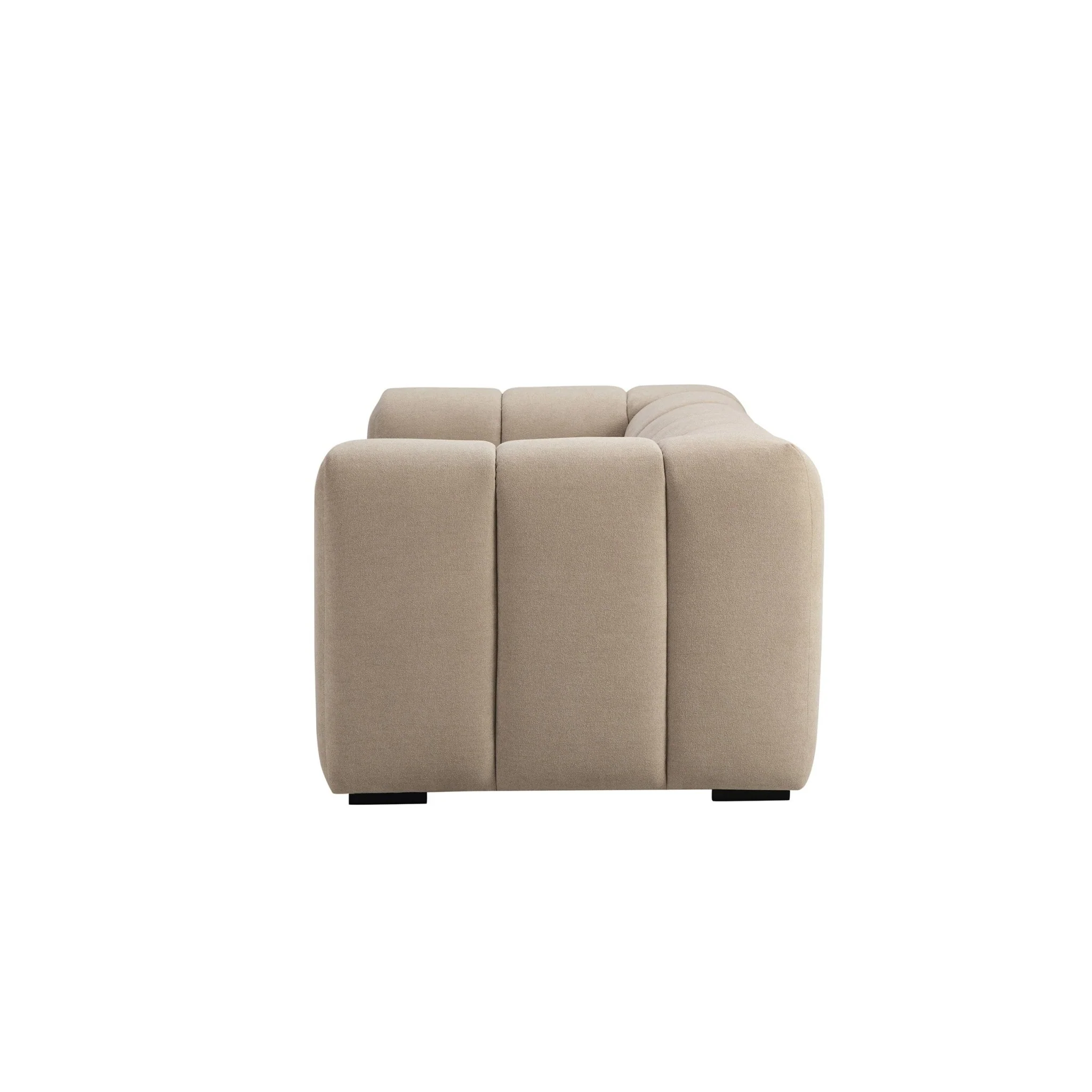 Manhattan 2 Seater Sofa- Chenille Oatmeal - Image 6
