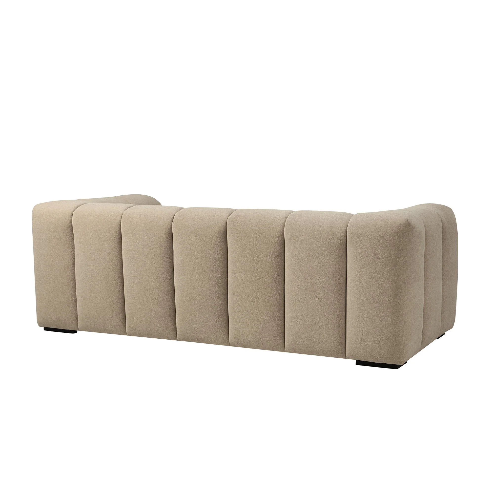 Manhattan 3 Seater Sofa - Chenille Oatmeal - Image 5