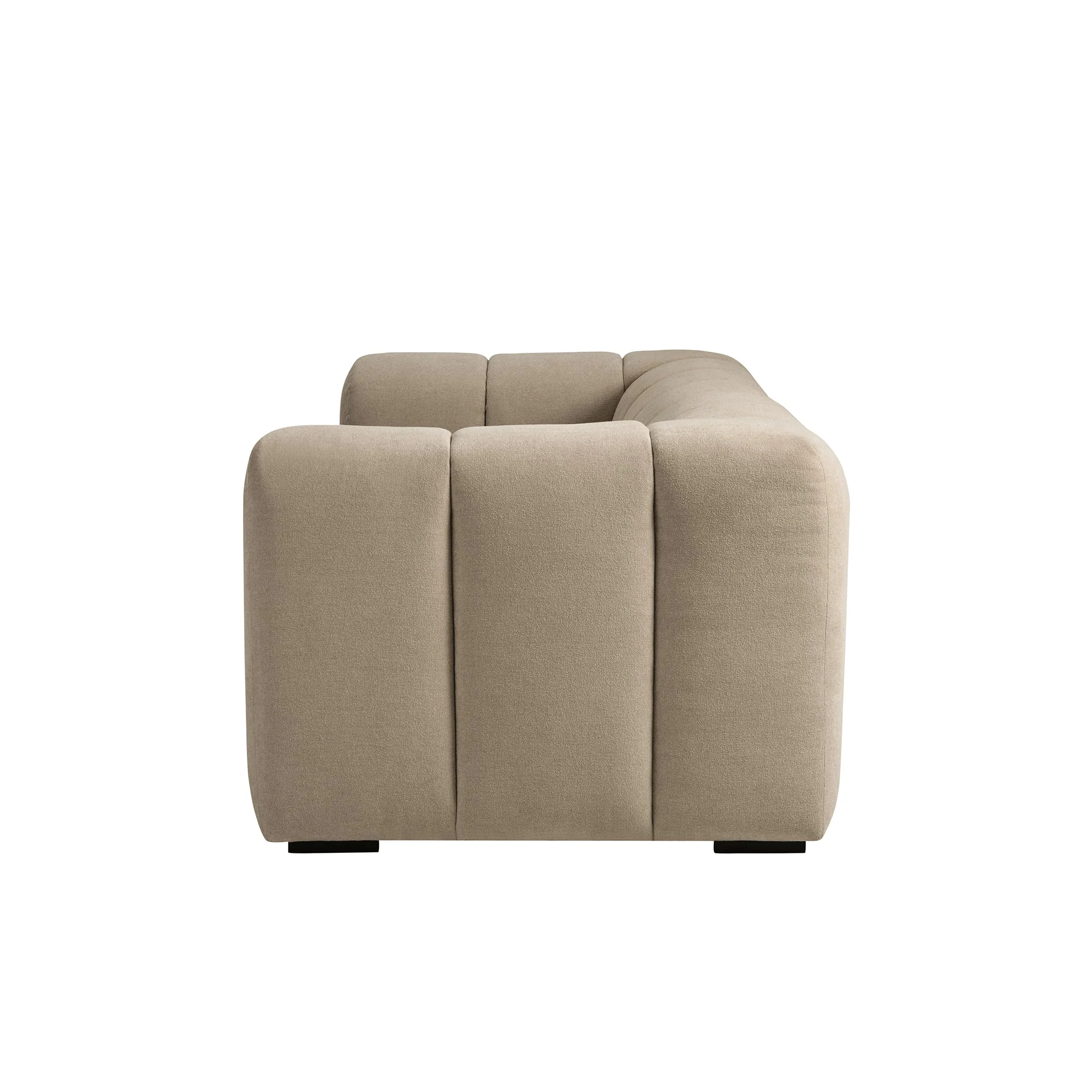Manhattan 3 Seater Sofa - Chenille Oatmeal - Image 6