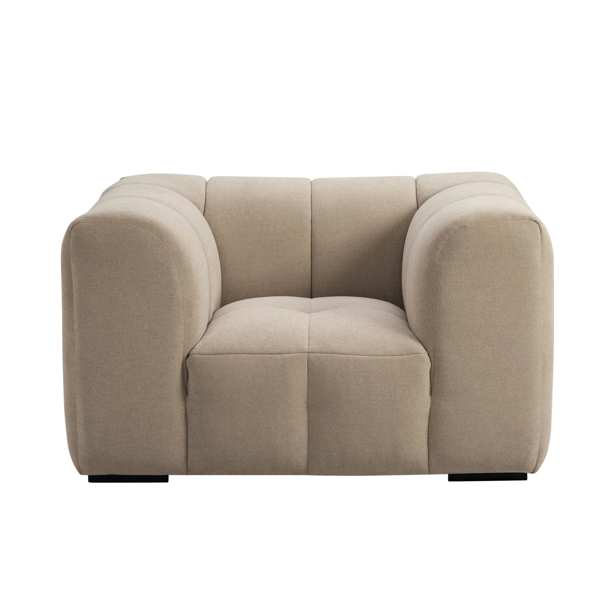 Manhattan Loveseat - Chenille Oatmeal - Image 3
