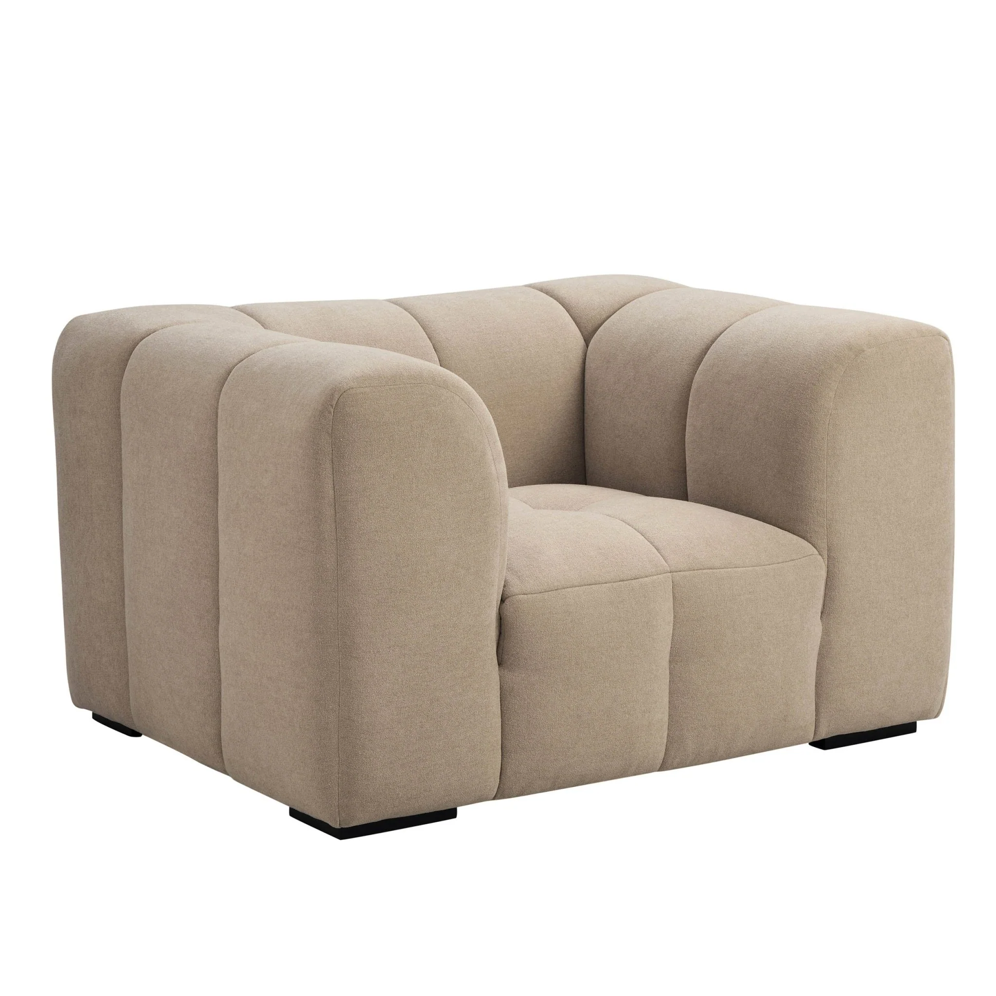Manhattan Loveseat - Chenille Oatmeal - Image 4