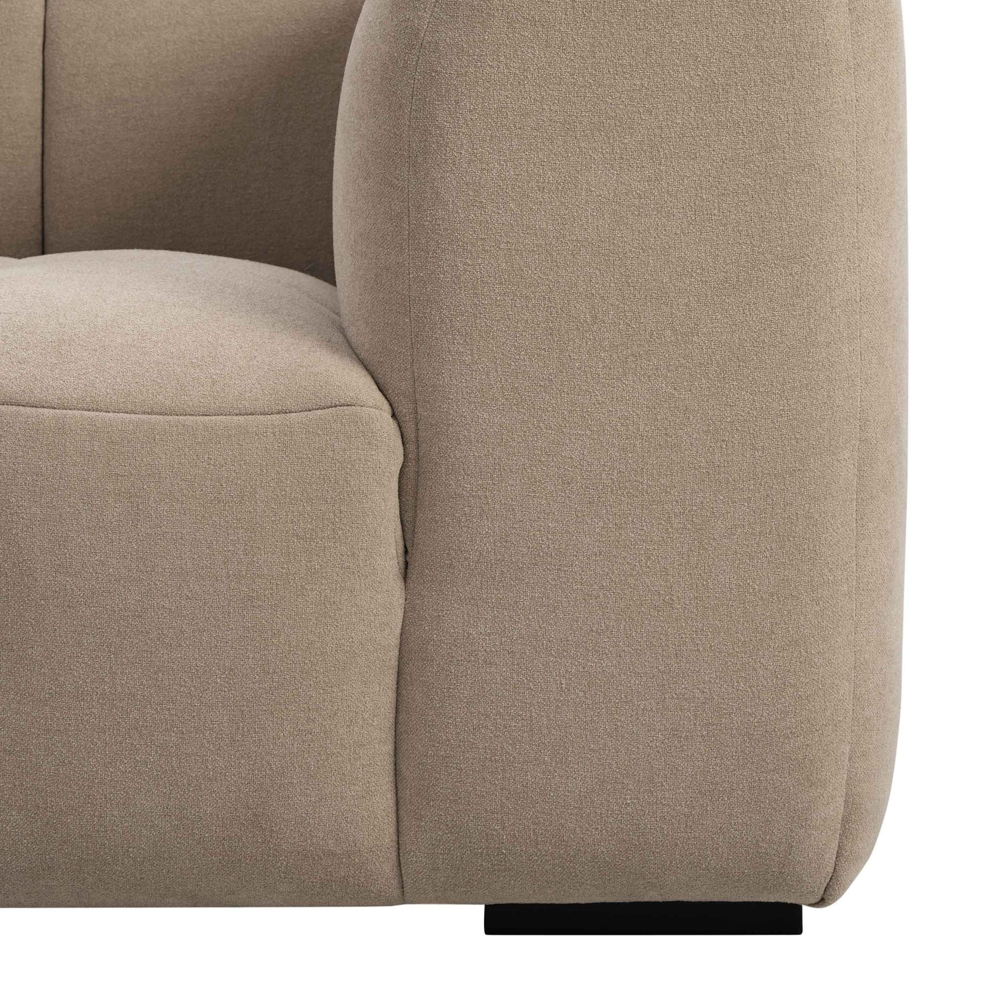 Manhattan Loveseat - Chenille Oatmeal - Image 7
