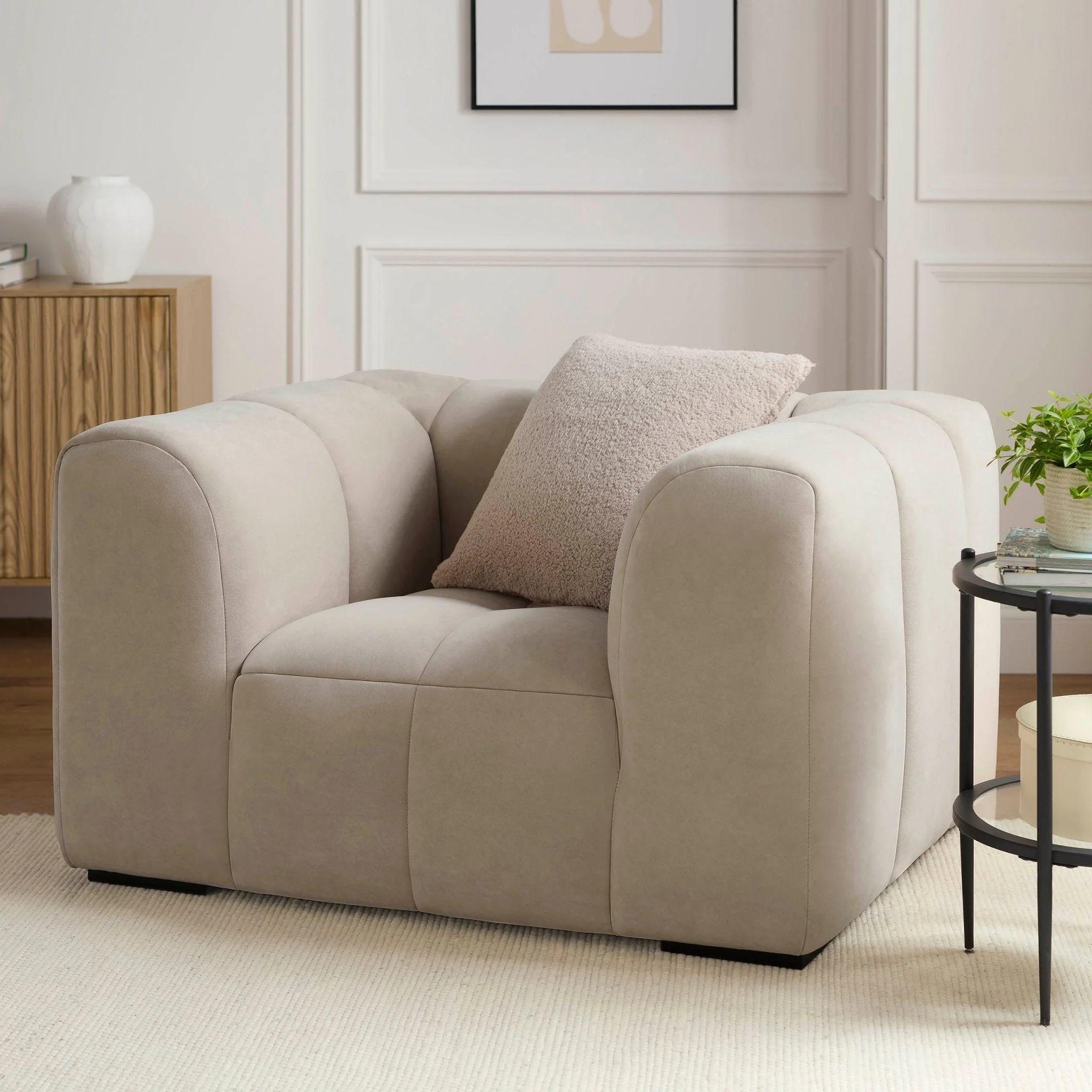 Manhattan Loveseat - Stone - Image 3