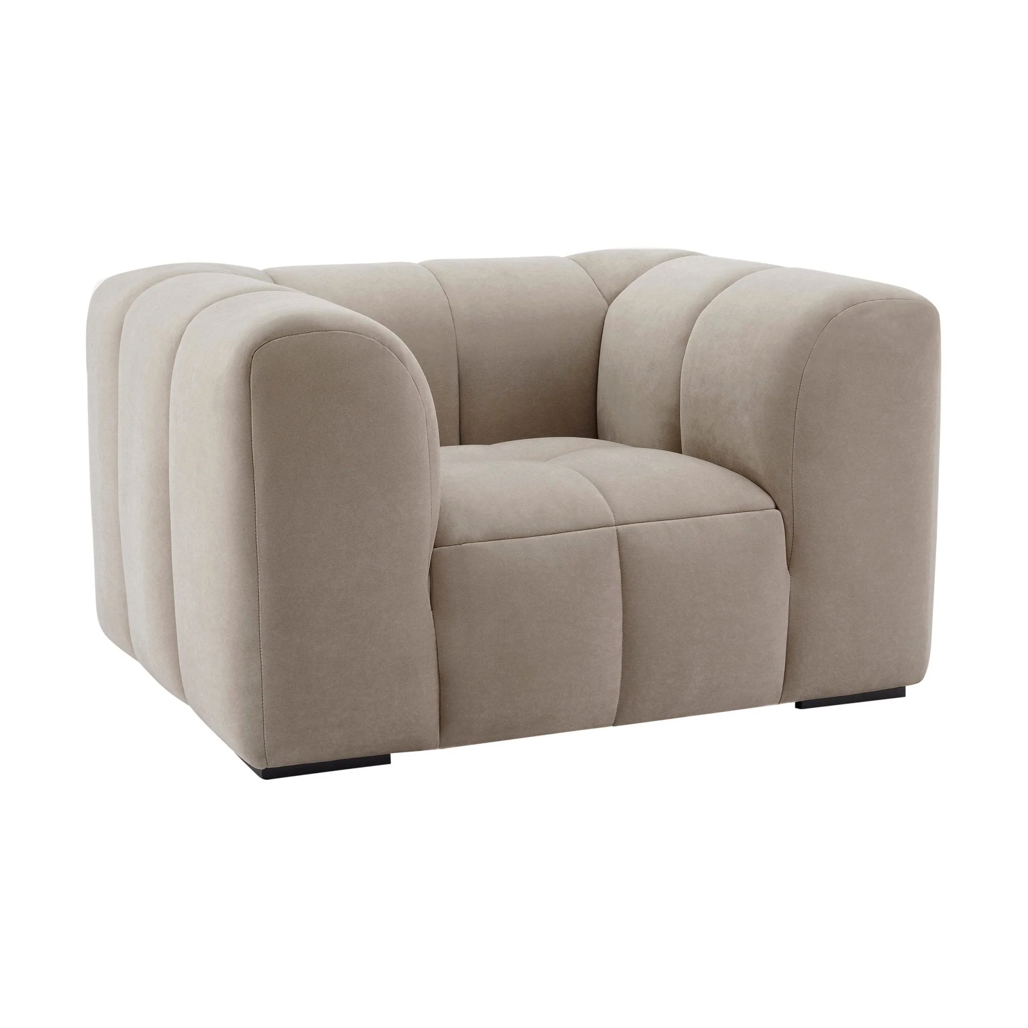 Manhattan Loveseat - Stone - Image 5