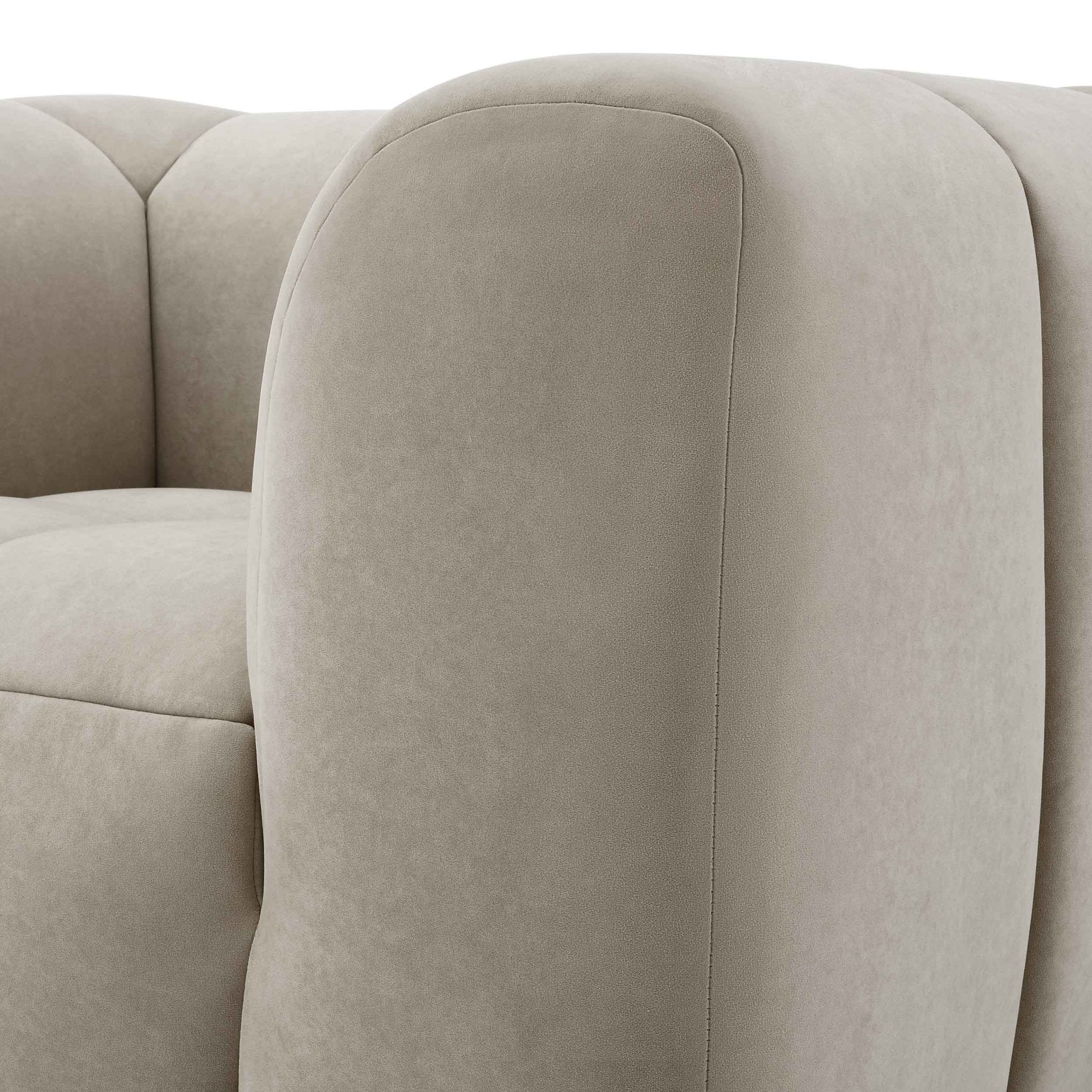 Manhattan Loveseat - Stone - Image 8