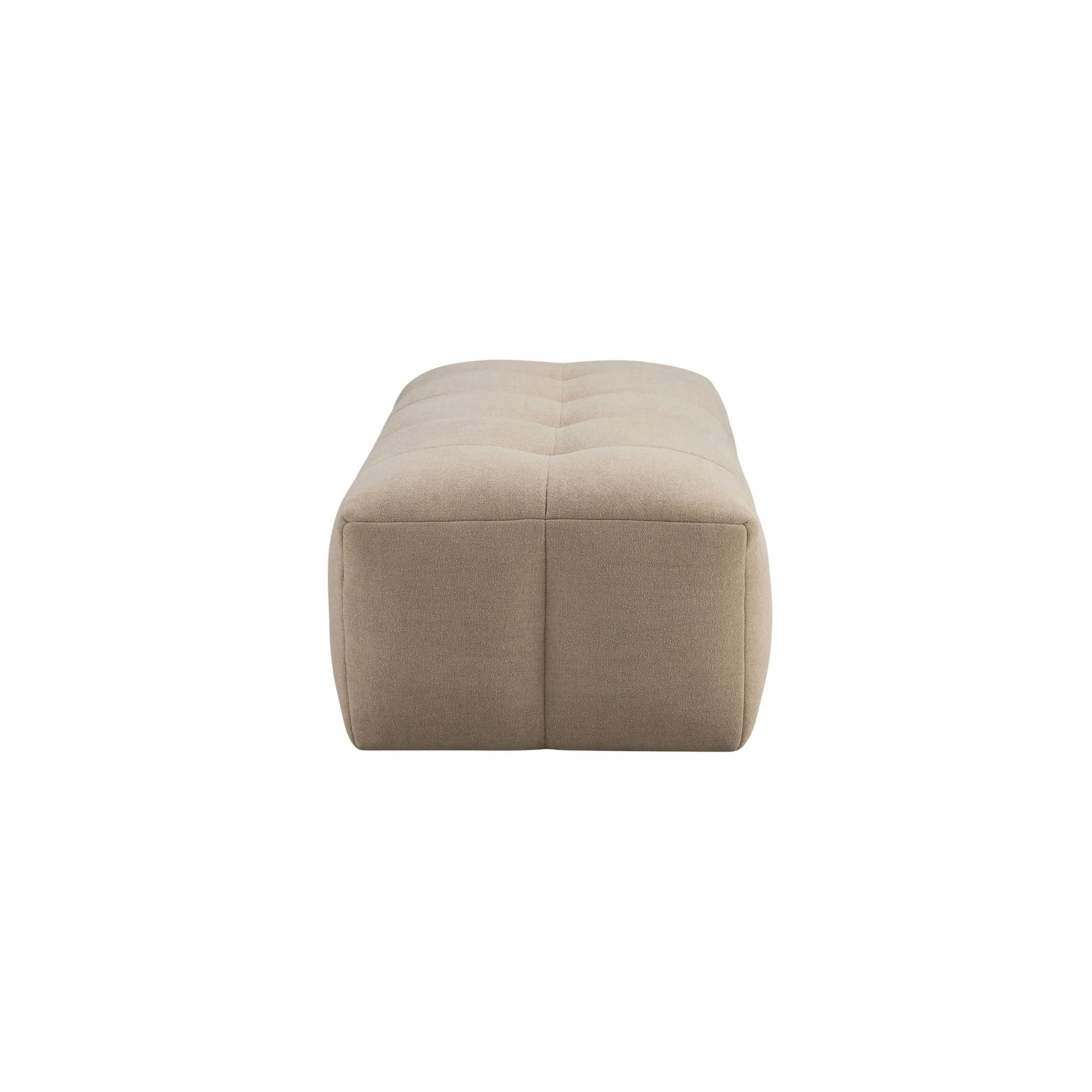 Manhattan Pouffe - Chenille Oatmeal - Image 5