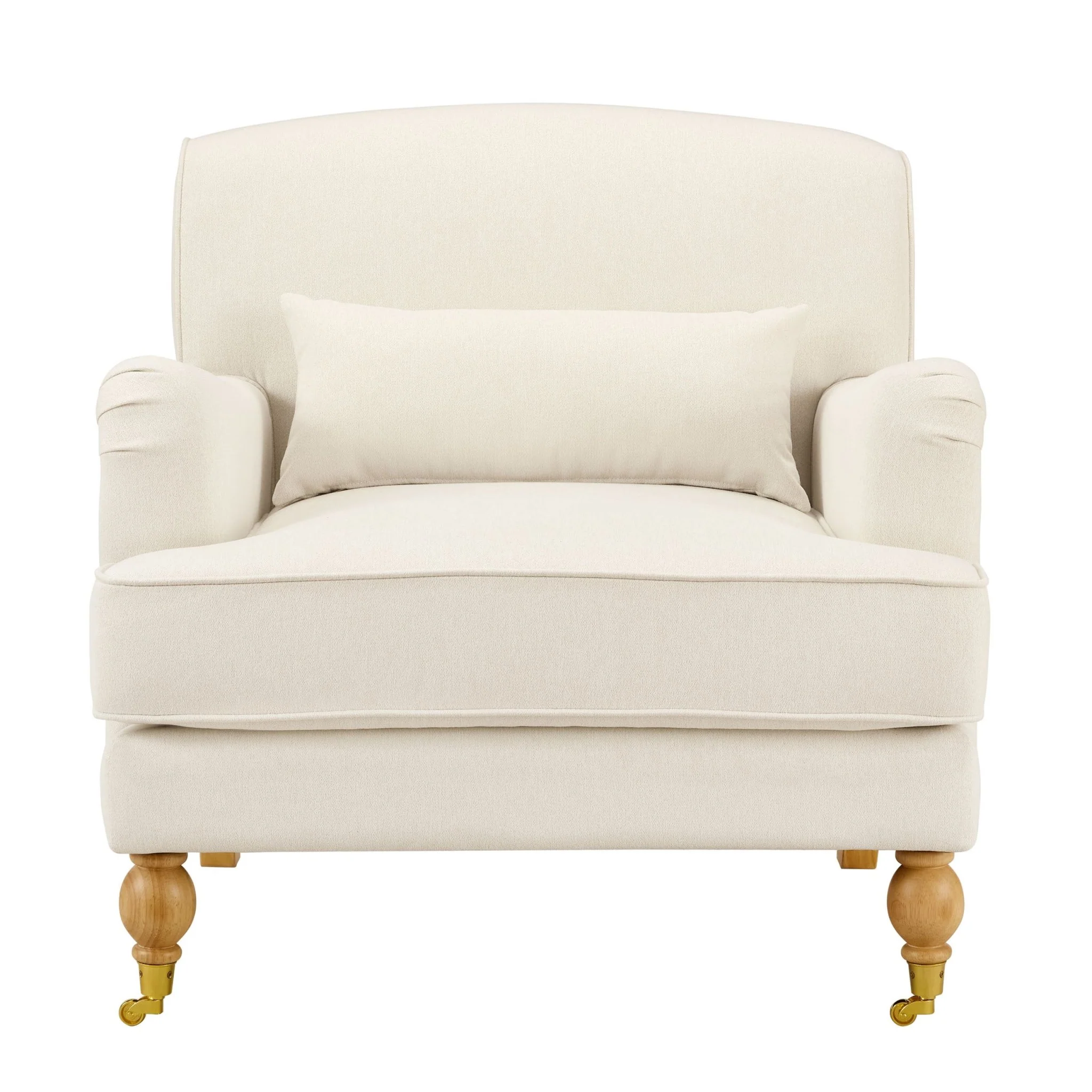 Mara Armchair - Cream Linen - Image 2