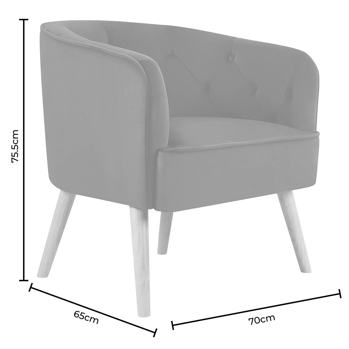 Margo Accent Chair - Natural - Image 8