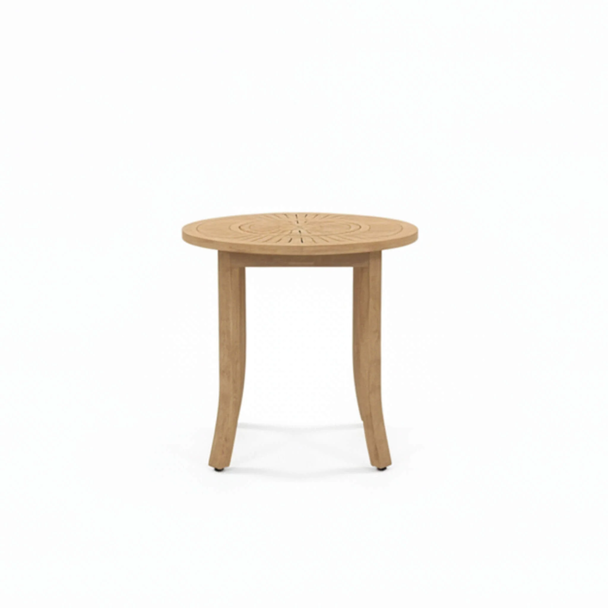 Maris Outdoor 2 Seater Round Bistro Dining Table and Chairs - Natural - Image 8