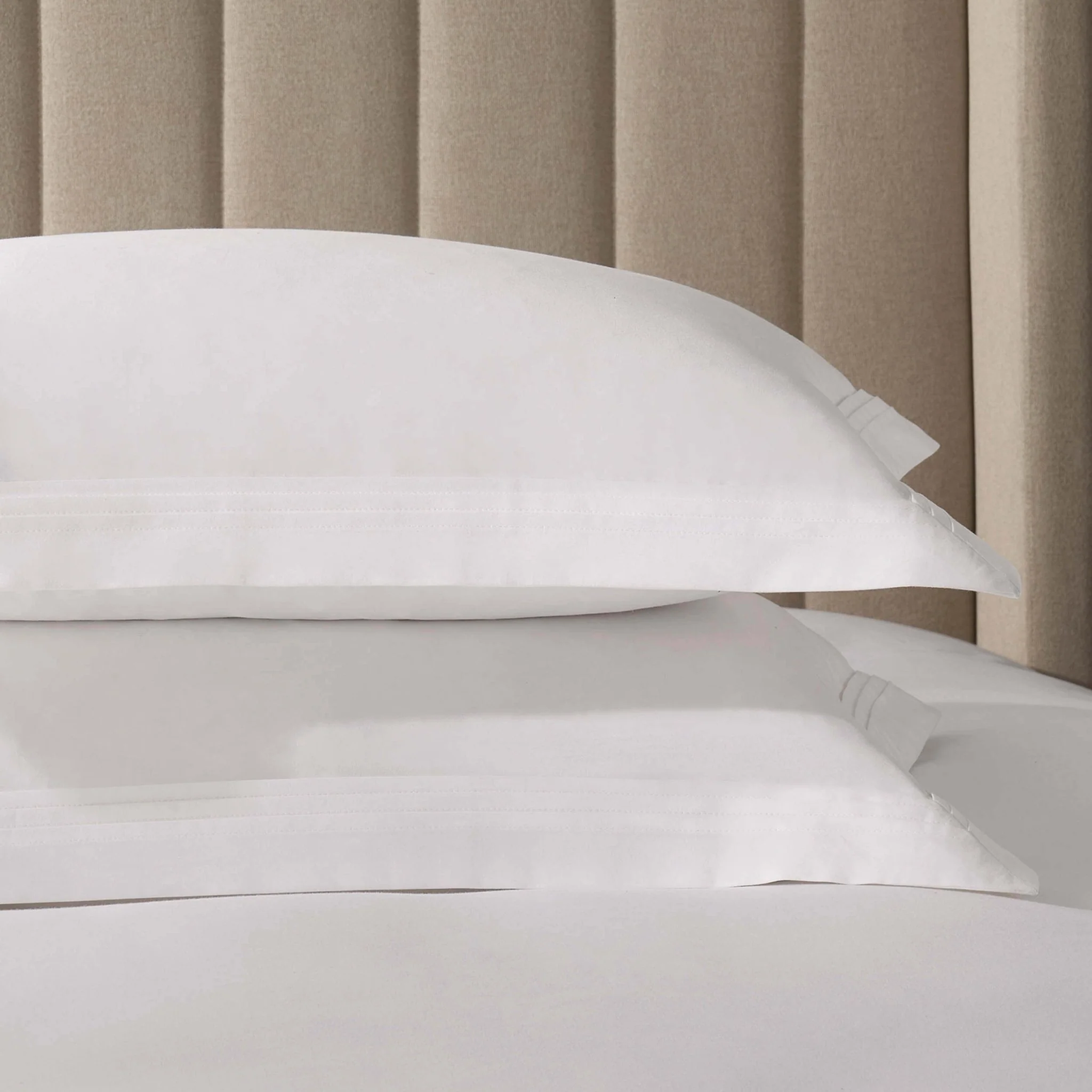 Marlowe 600 Thread Count Pair of Oxford Pillowcases - White