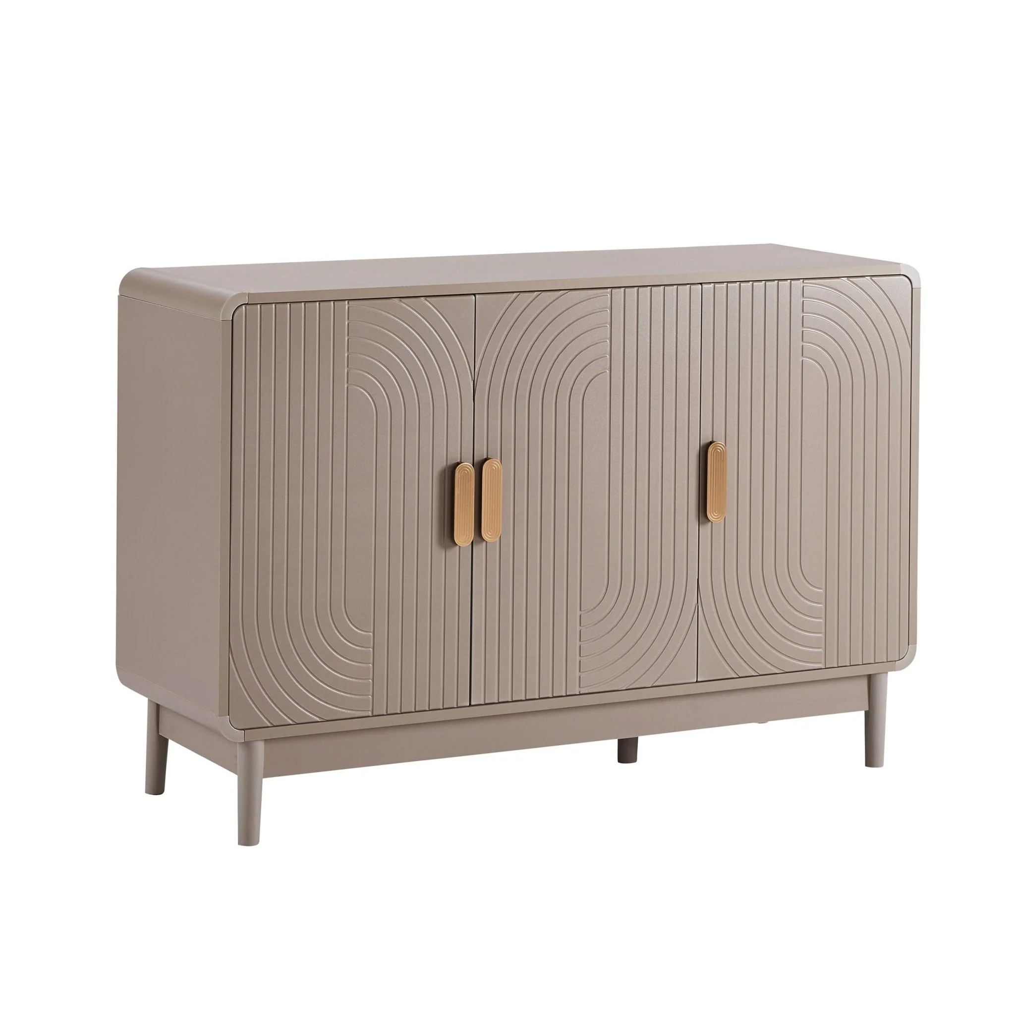 Marnie 3 Door Sideboard - Taupe - Image 4
