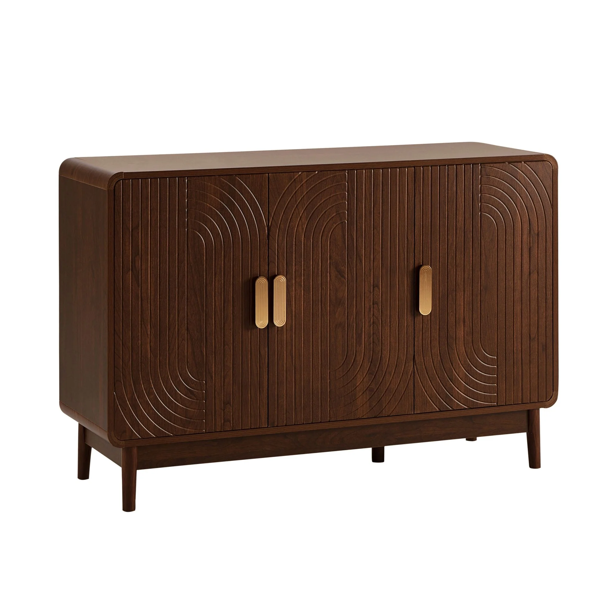 Marnie 3 Door Sideboard - Walnut - Image 4