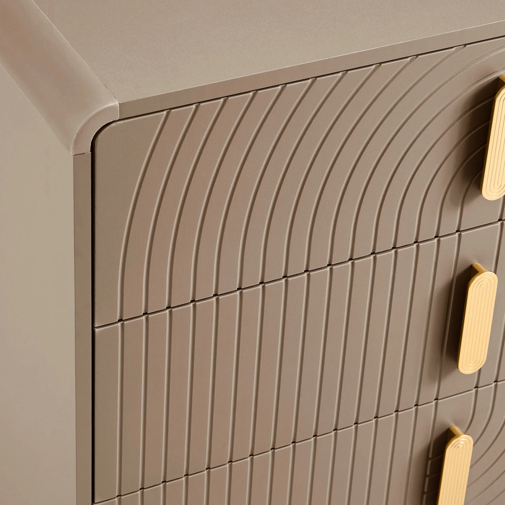 Marnie 3 Drawer Chest - Taupe - Image 6