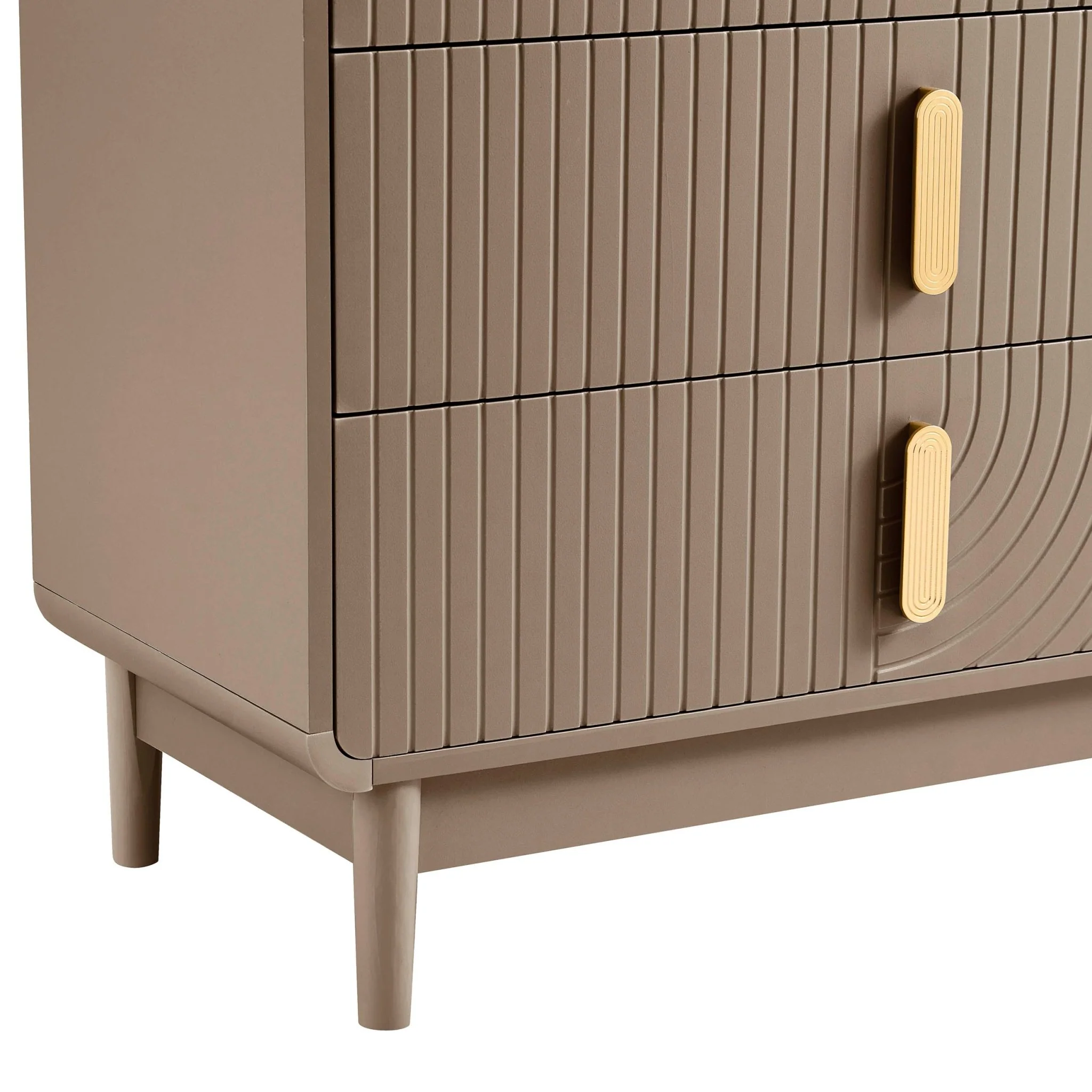Marnie 3 Drawer Chest - Taupe - Image 7